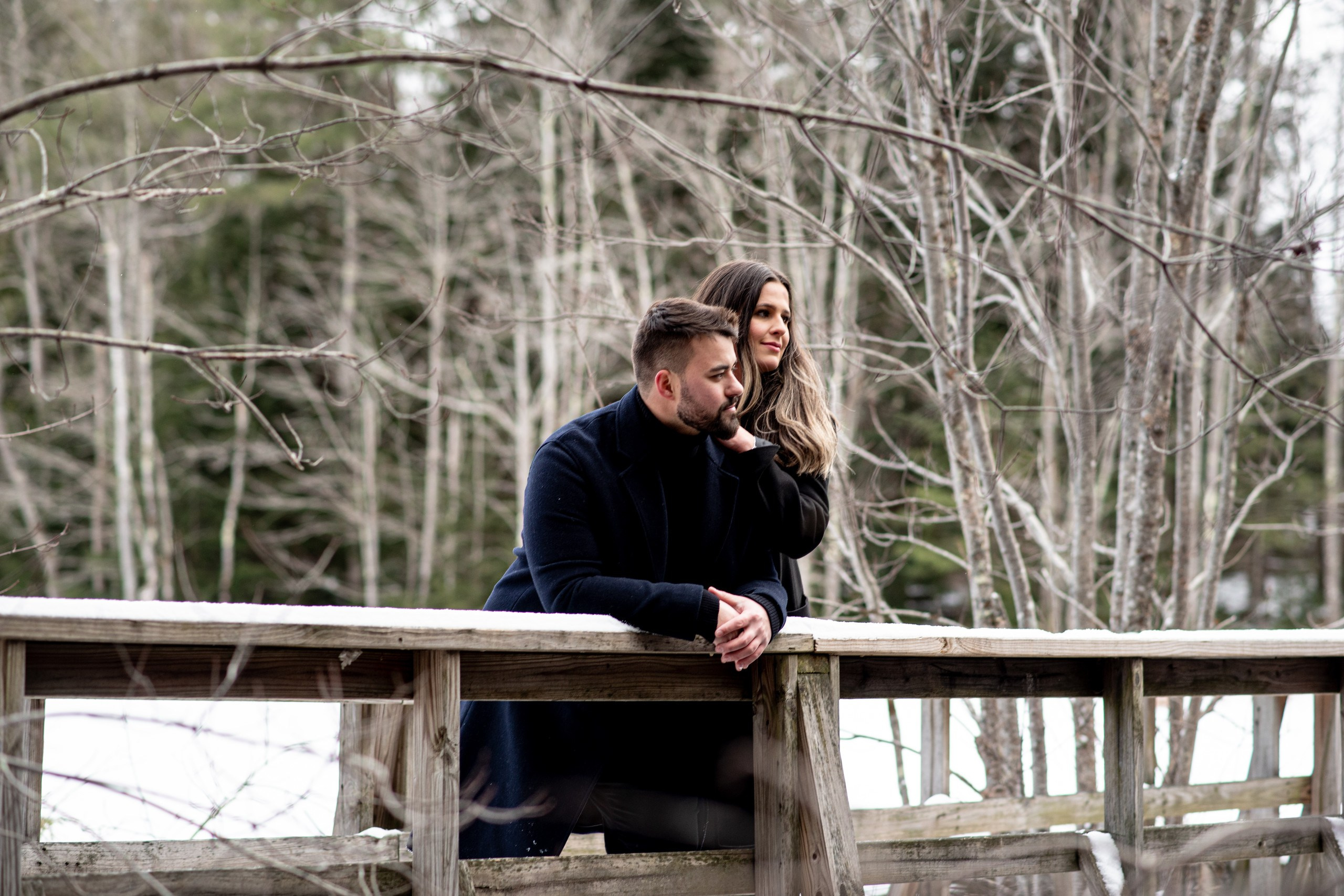 A Love Story in the Snow: Photo Shoot and Surprise Proposal. Wedding photographer in Orlando, Boston & New York Anderson Marques