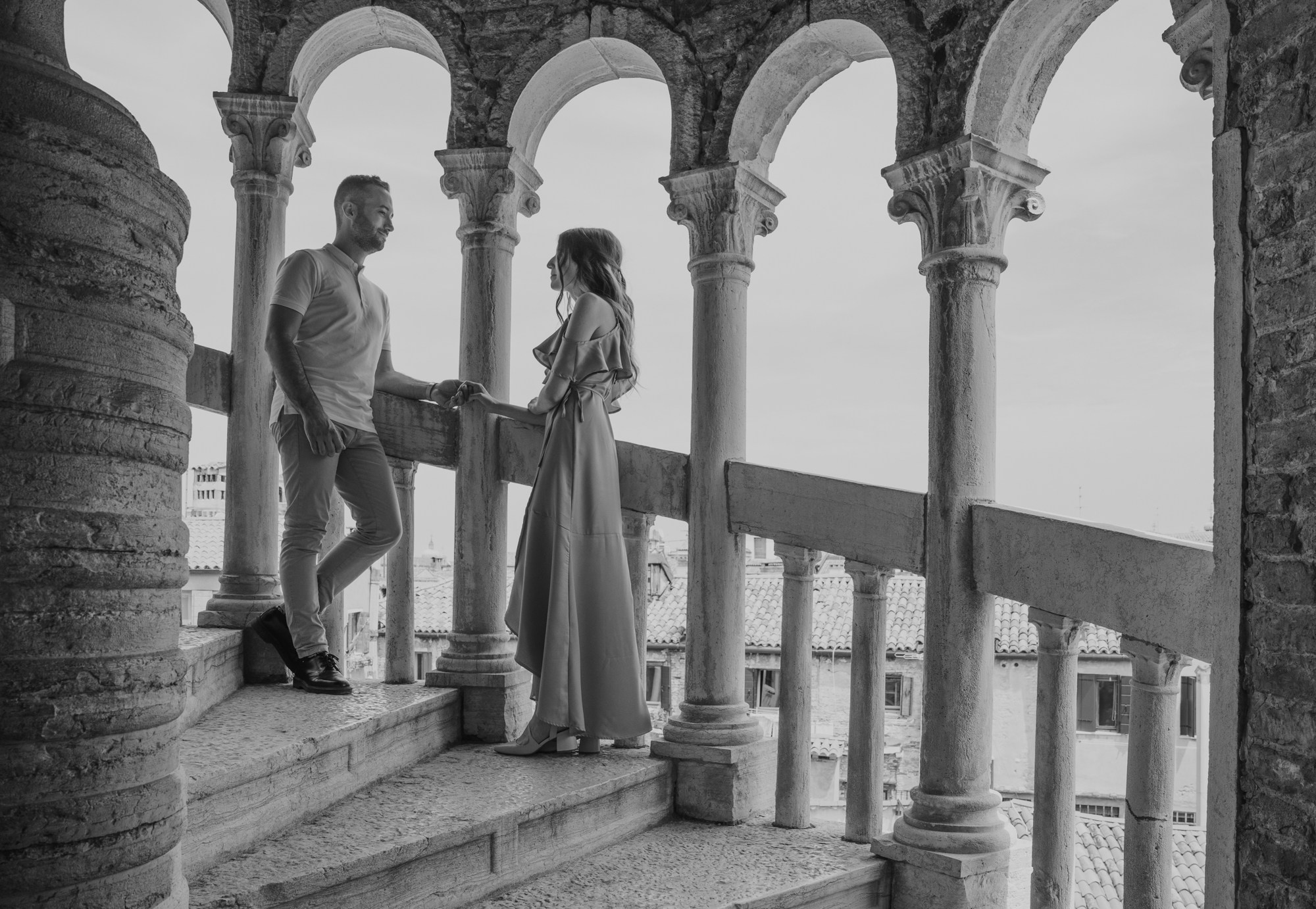 Sesión de Fotos de Preboda en Venecia | El Velo Blanco. El Velo Blanco I Fotógrafos de Bodas