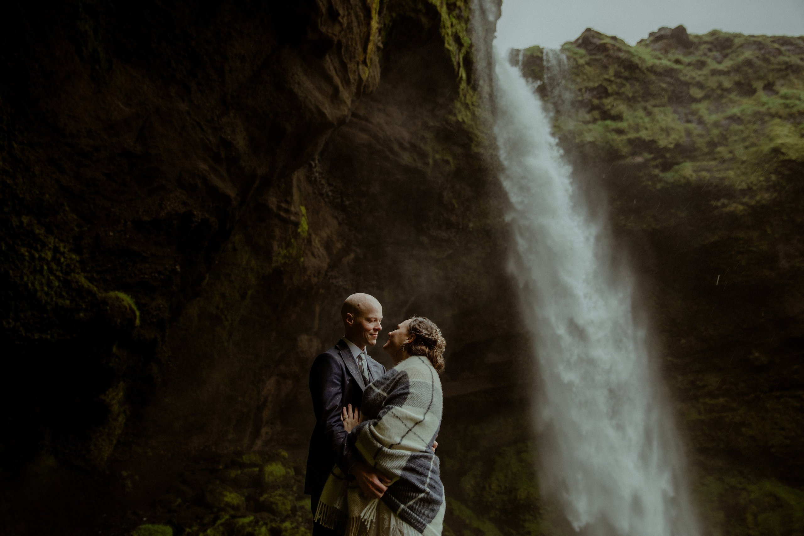 Iceland Elopement at Black Sand Beach. Iceland elopement photographer & videographer