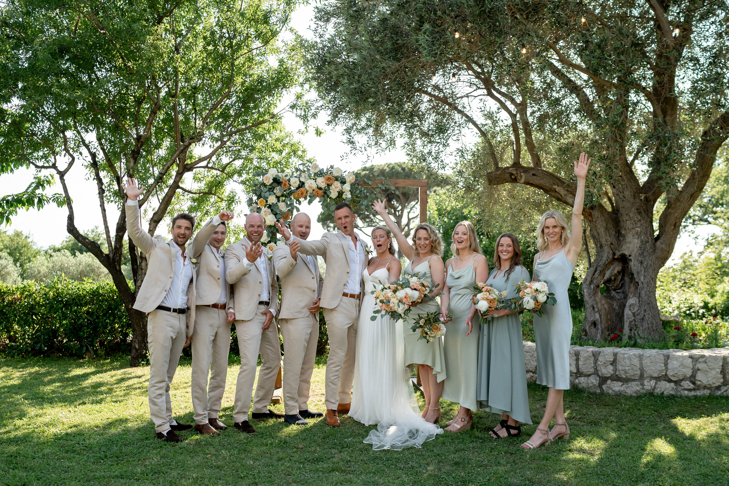 Romantische Hochzeit an der Adriaküste: Martin und Evas unvergessliche