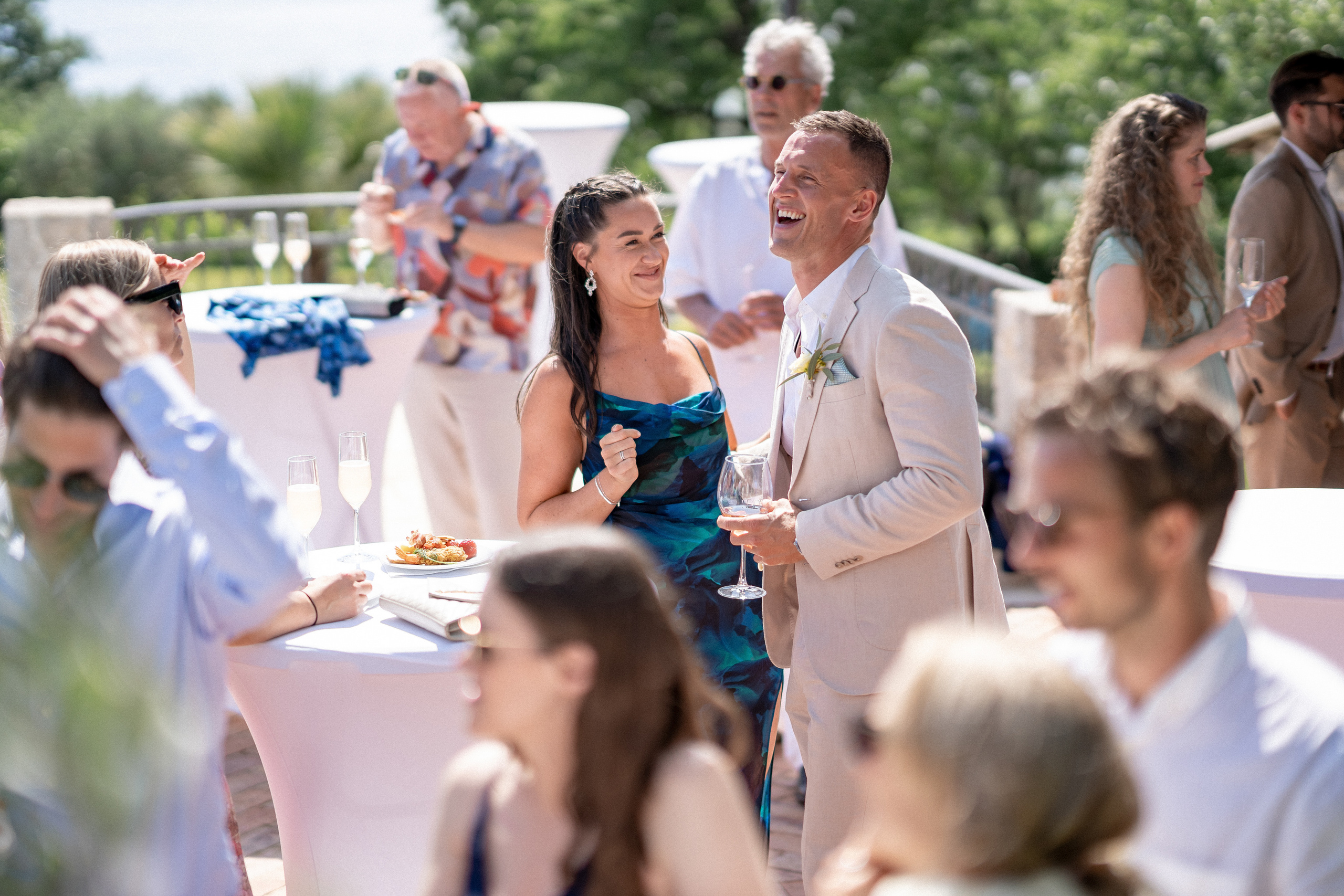 Romantische Hochzeit an der Adriaküste: Martin und Evas unvergessliche