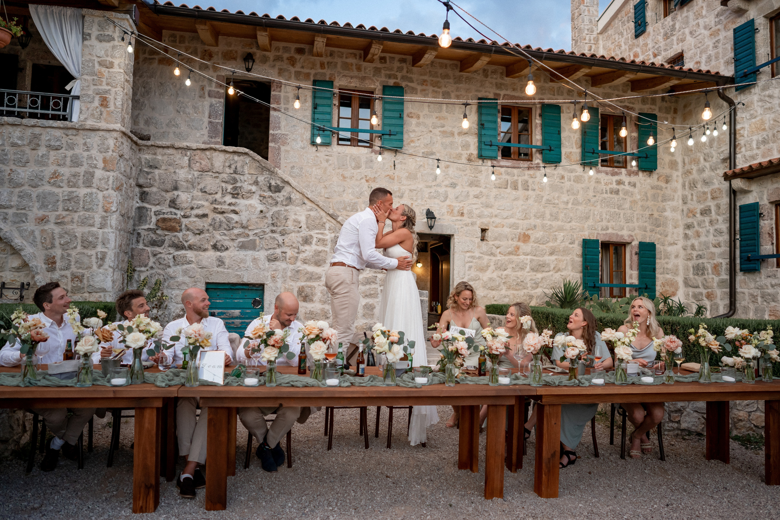 Romantische Hochzeit an der Adriaküste: Martin und Evas unvergessliche