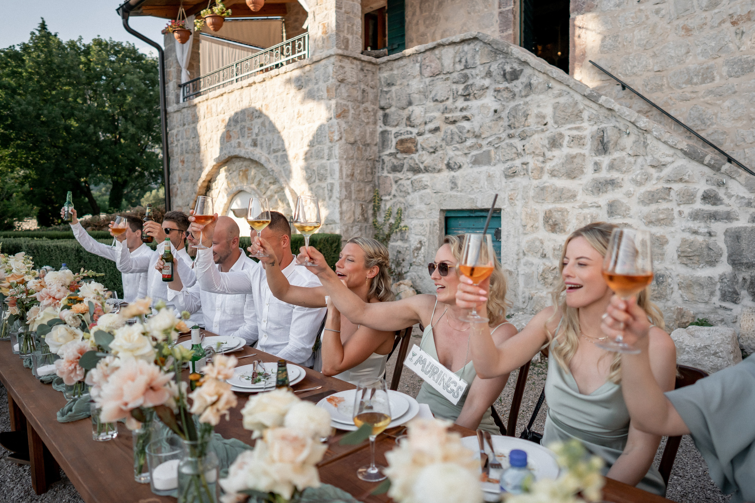 Romantische Hochzeit an der Adriaküste: Martin und Evas unvergessliche