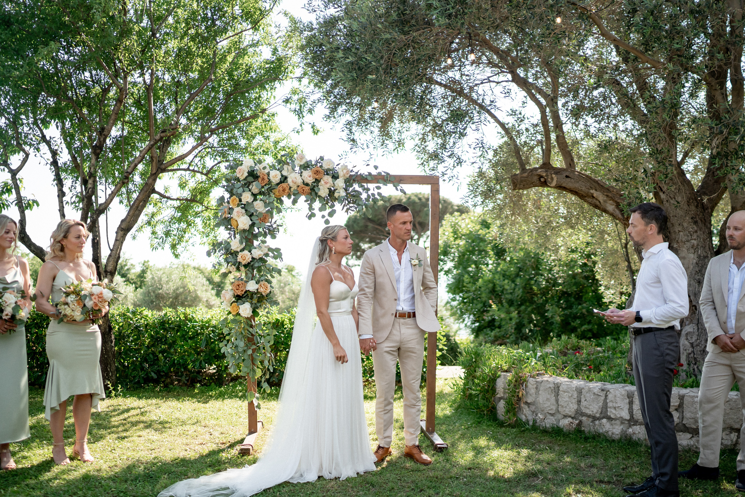 Romantische Hochzeit an der Adriaküste: Martin und Evas unvergessliche