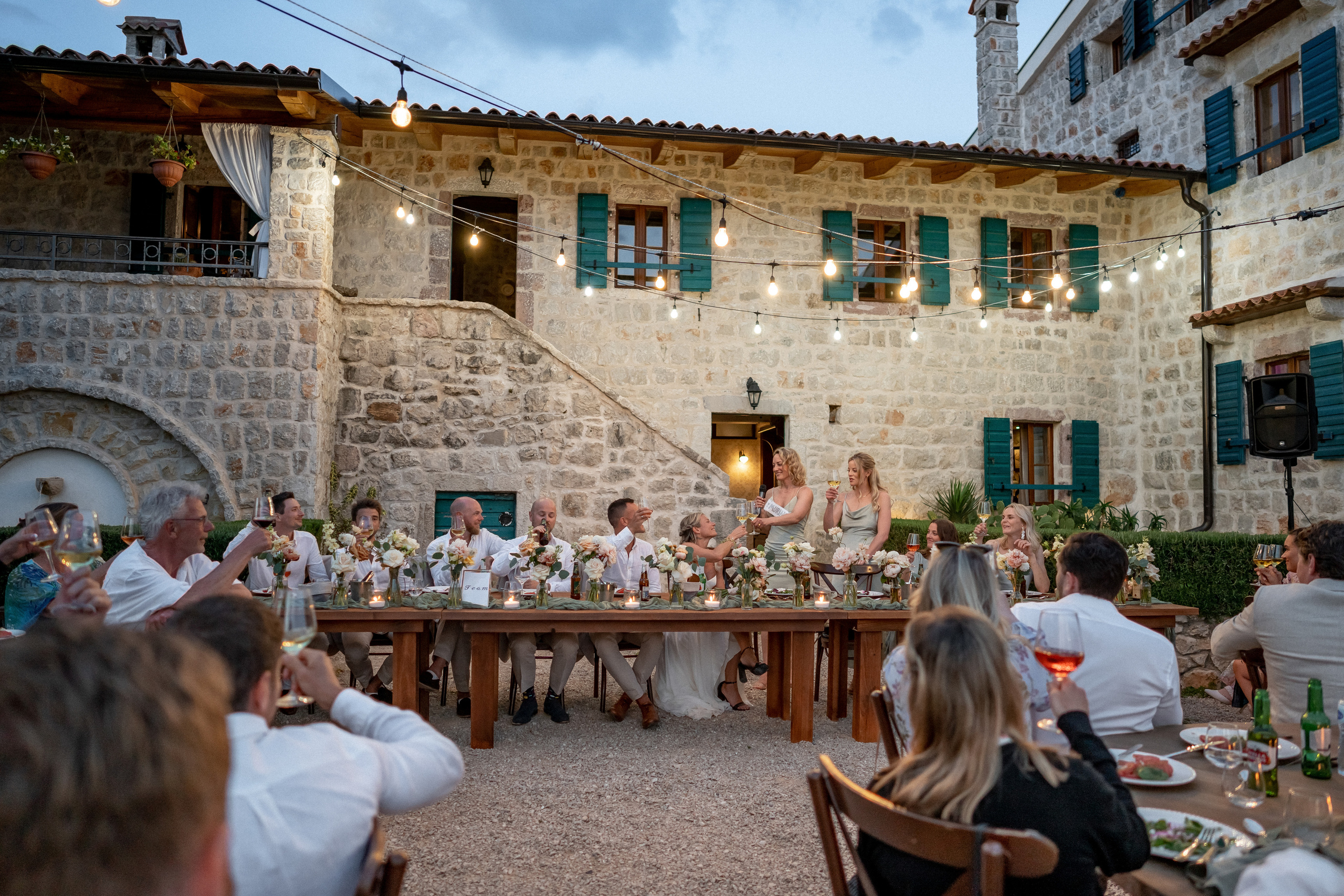 Romantische Hochzeit an der Adriaküste: Martin und Evas unvergessliche