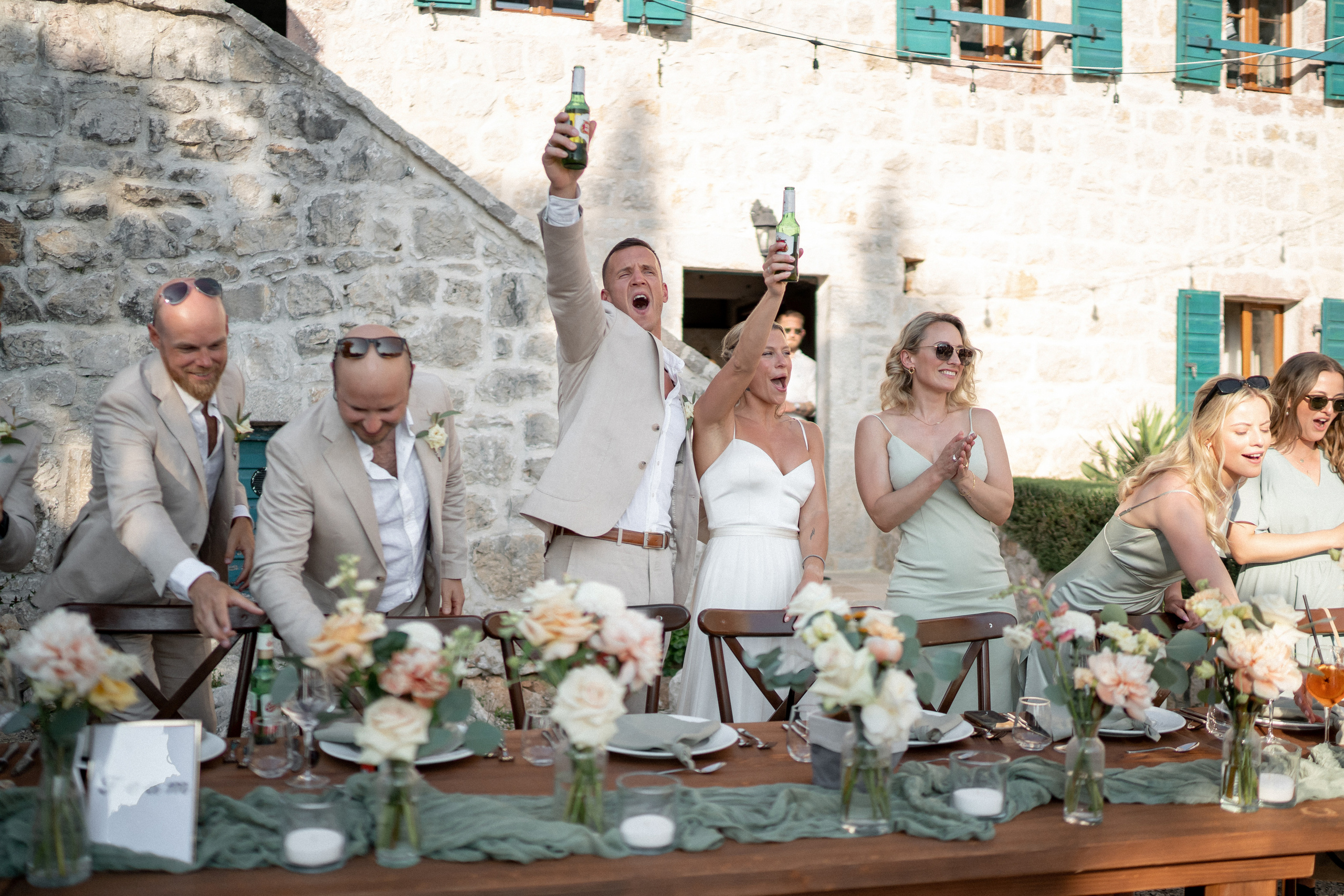 Romantische Hochzeit an der Adriaküste: Martin und Evas unvergessliche