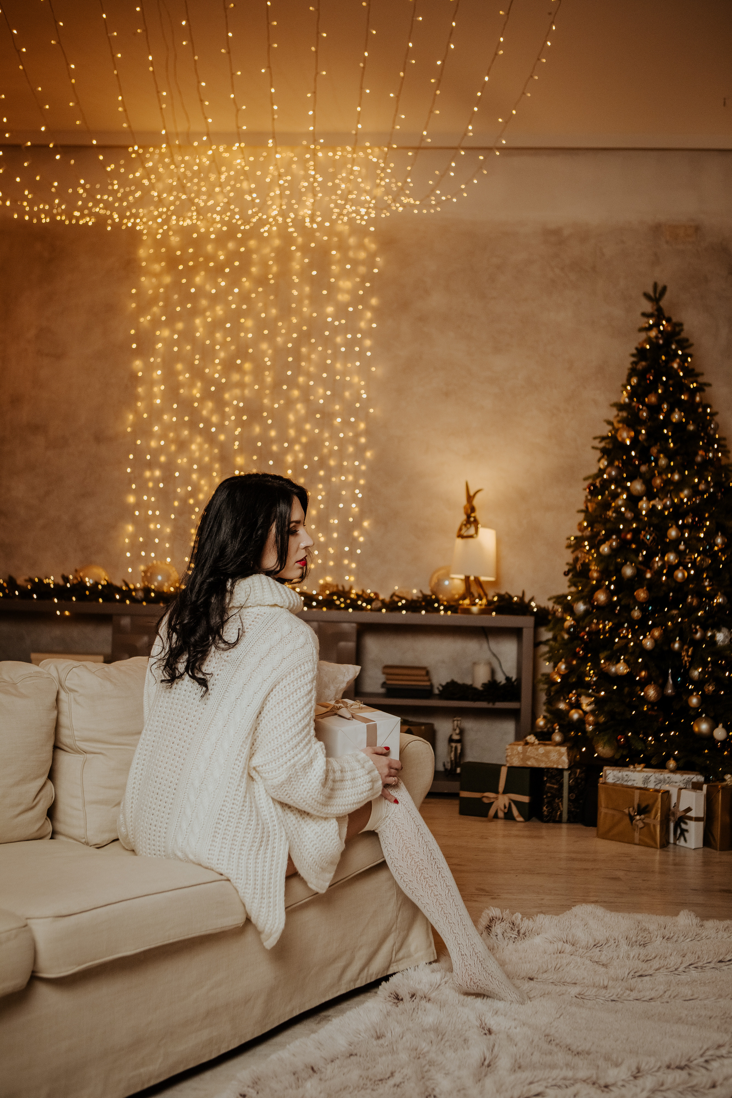 Ziemassvētku fotostudija Rēzeknē. Populārākā kāzu, bērnu un ģimeņu fotogrāfe Latgalē Veronika Lokotko
