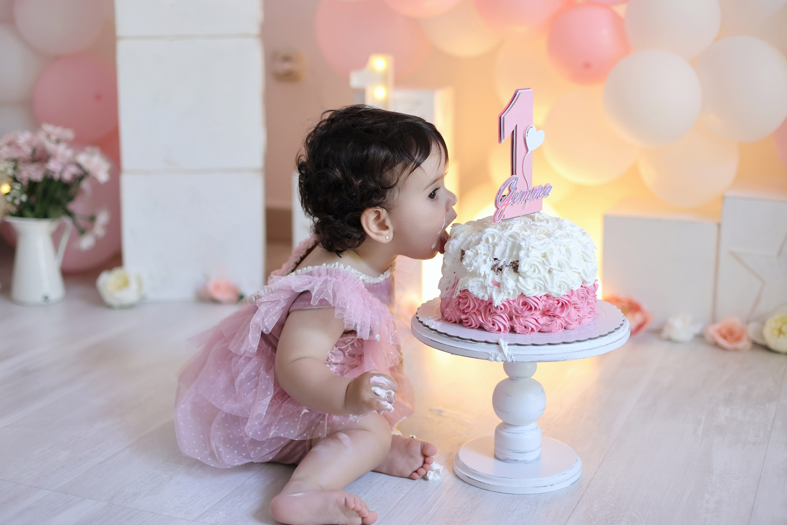 SMASH CAKE * cumpleaños. Fotografía de Eventos, Embarazo y Familiar en Pirineos