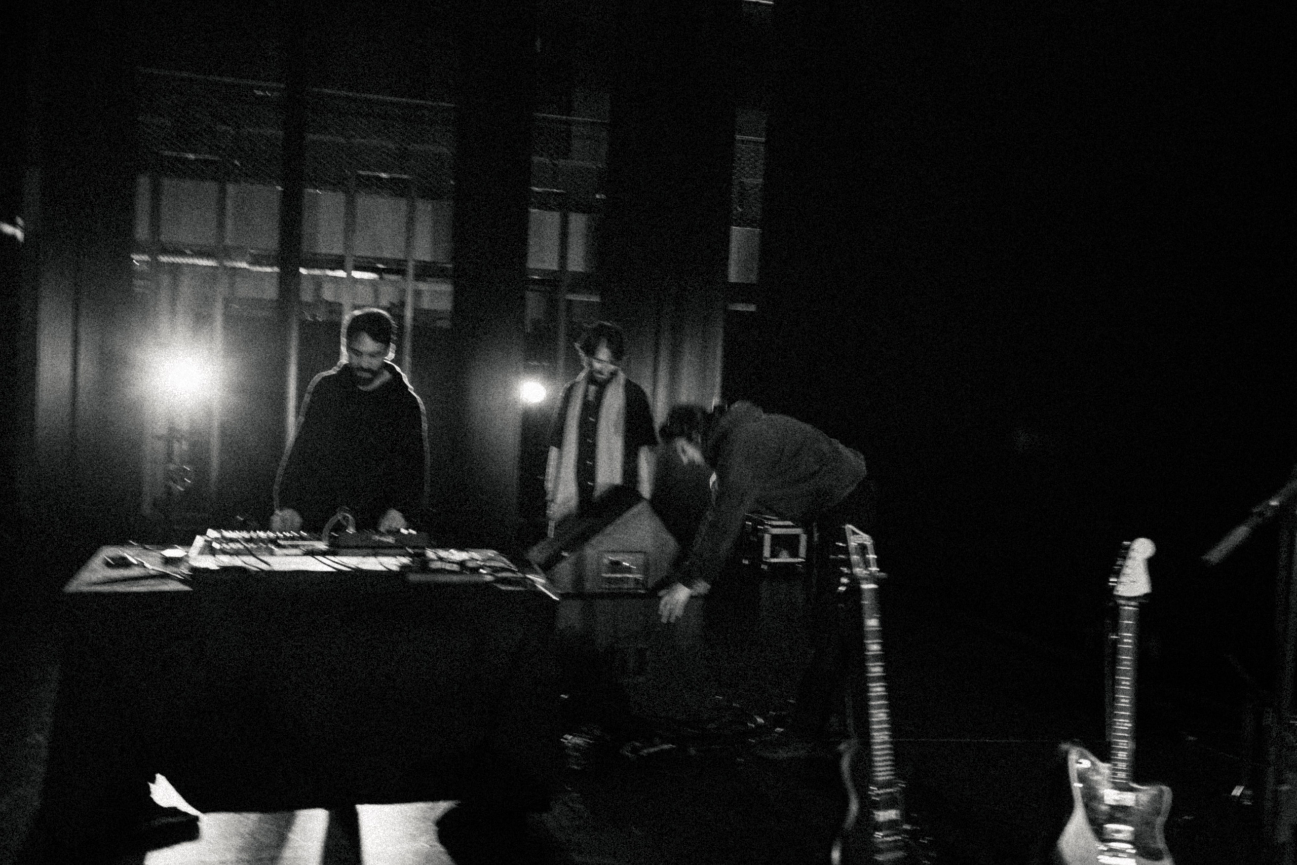 Manuel Volpe, Nicholas Remondino, Massimo Silverio at rehearsal at Teatros del Canal