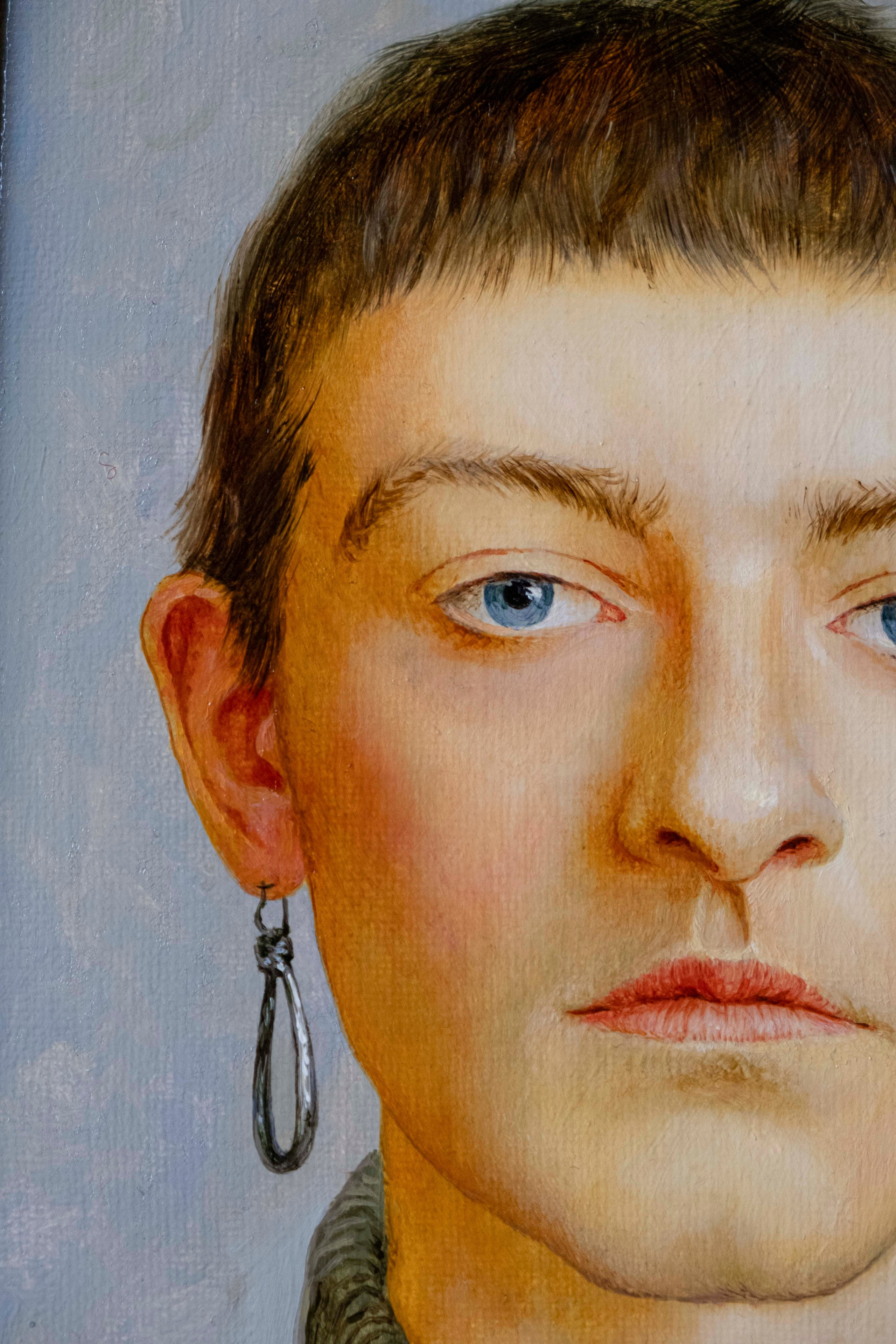 Portrait with Earrings. Paul Rog