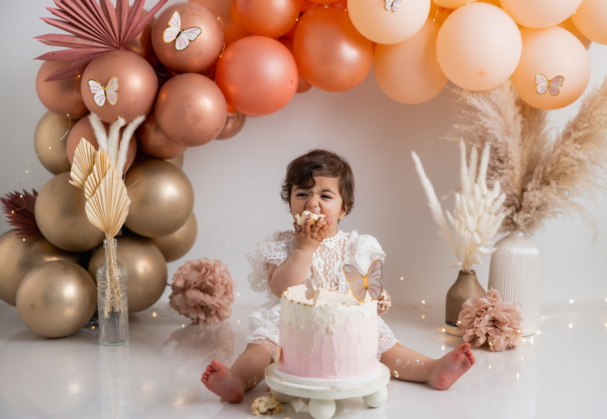 Cake Smash Shooting, Milchbadshooting, Sittershooting. Neugeborenenfotografie Pforzheim Katharina Jozic