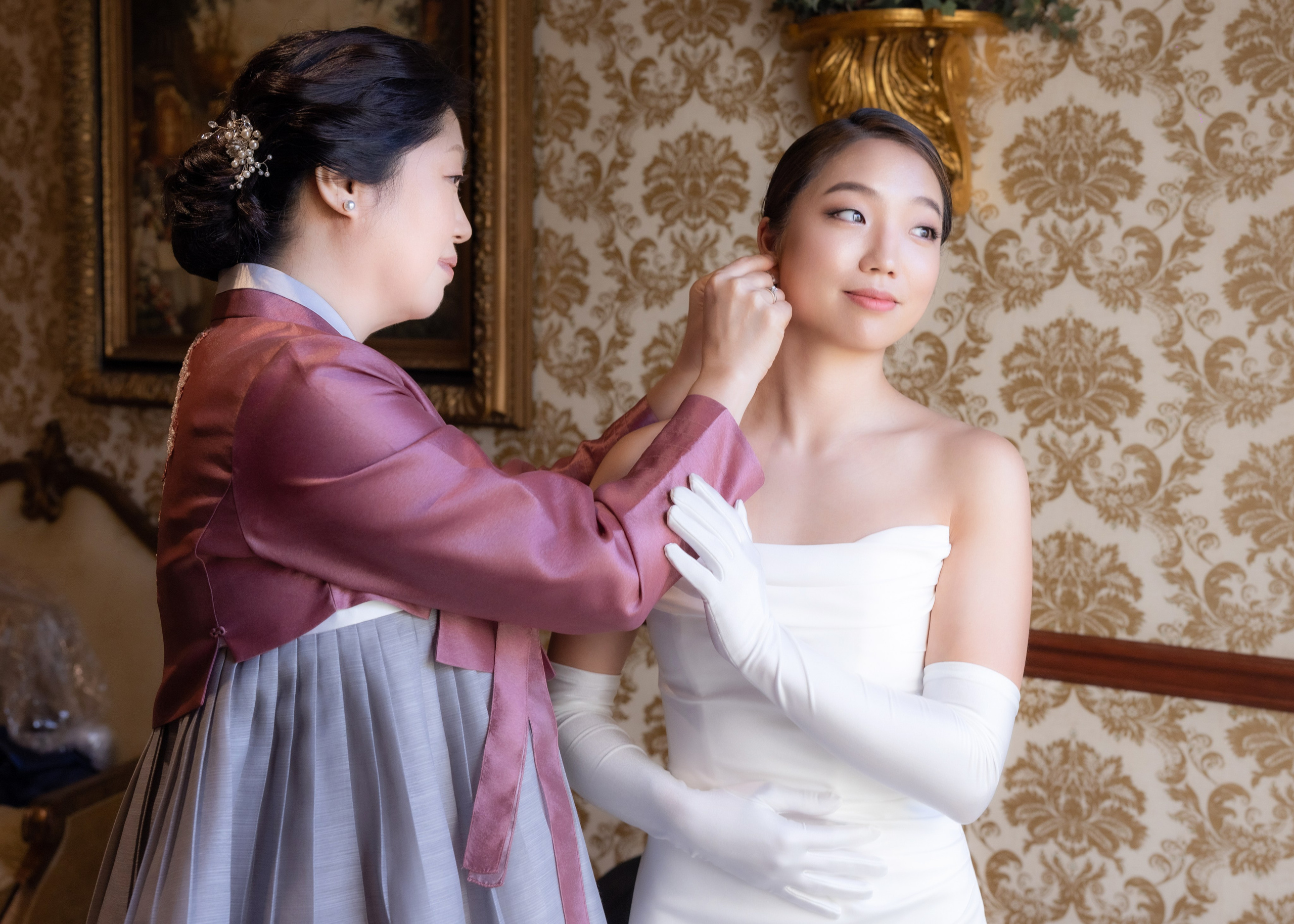 Conner Wiburn & Esther Roh in The Venetian in Garfield, NJ. Wedding Photo & Video