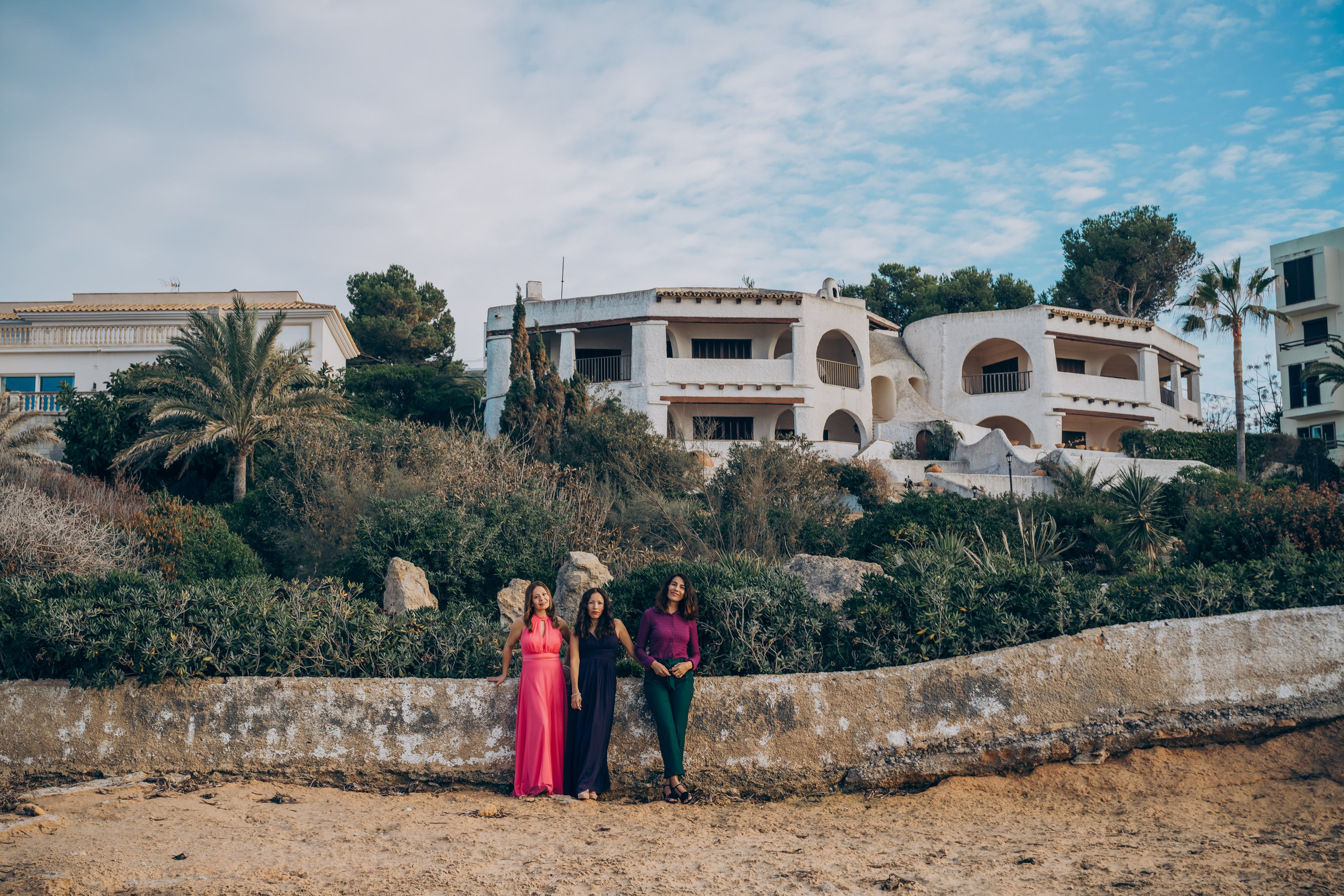 Brenda and friends. Photographer in Mallorca