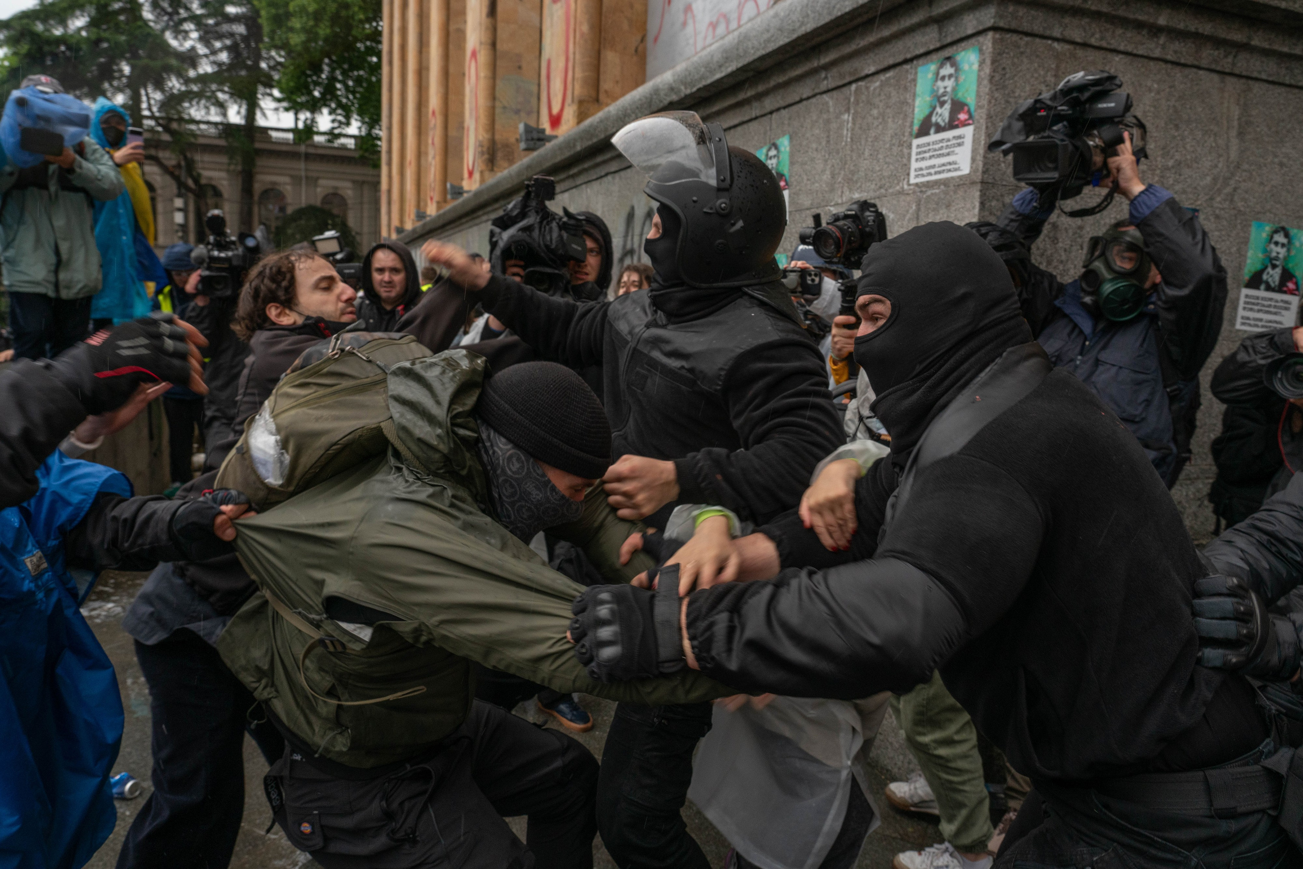 Georgia against the “foreign agents” law. Marina Sycheva
