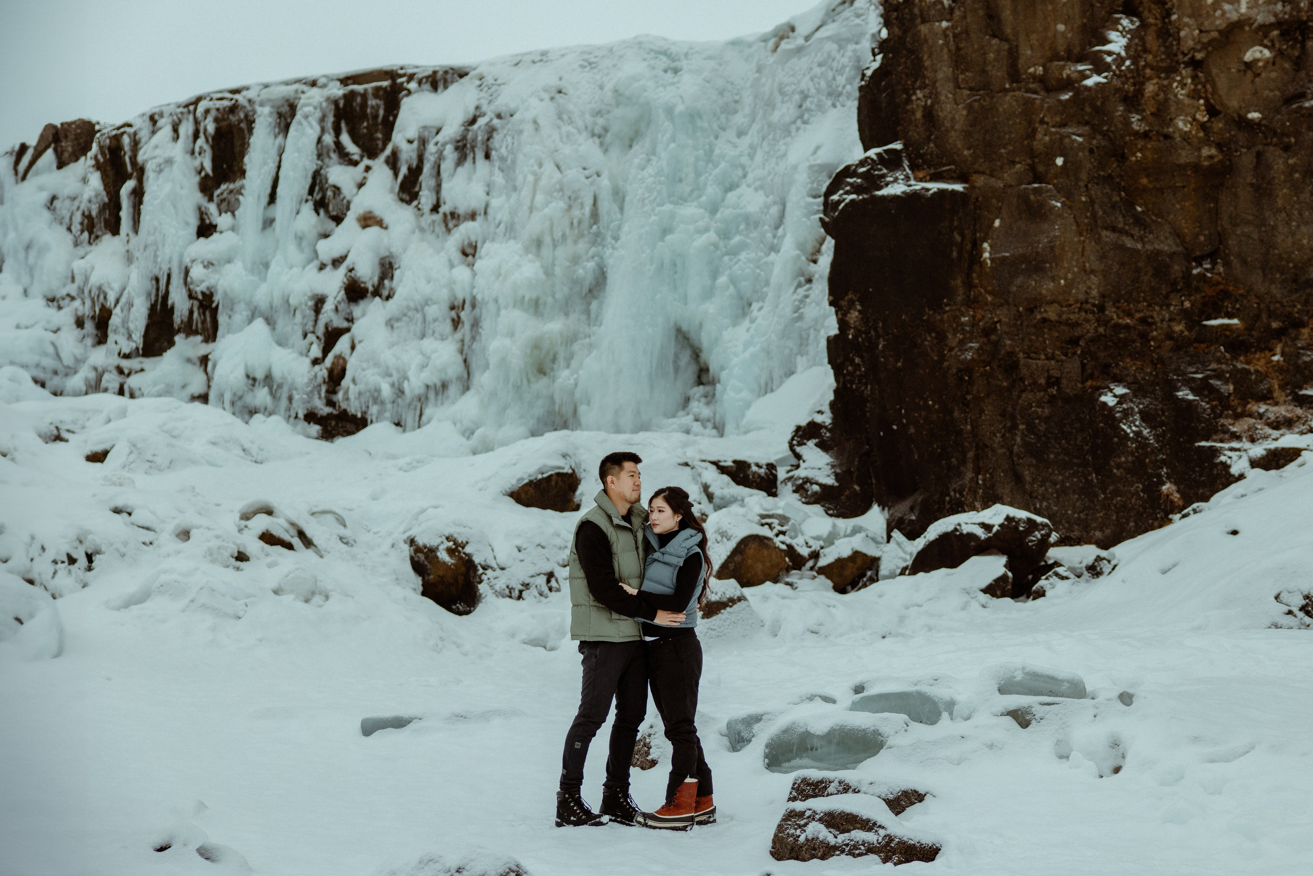 Aditya+Jessica | Winter adventures in Iceland. Iceland elopement photographer & videographer