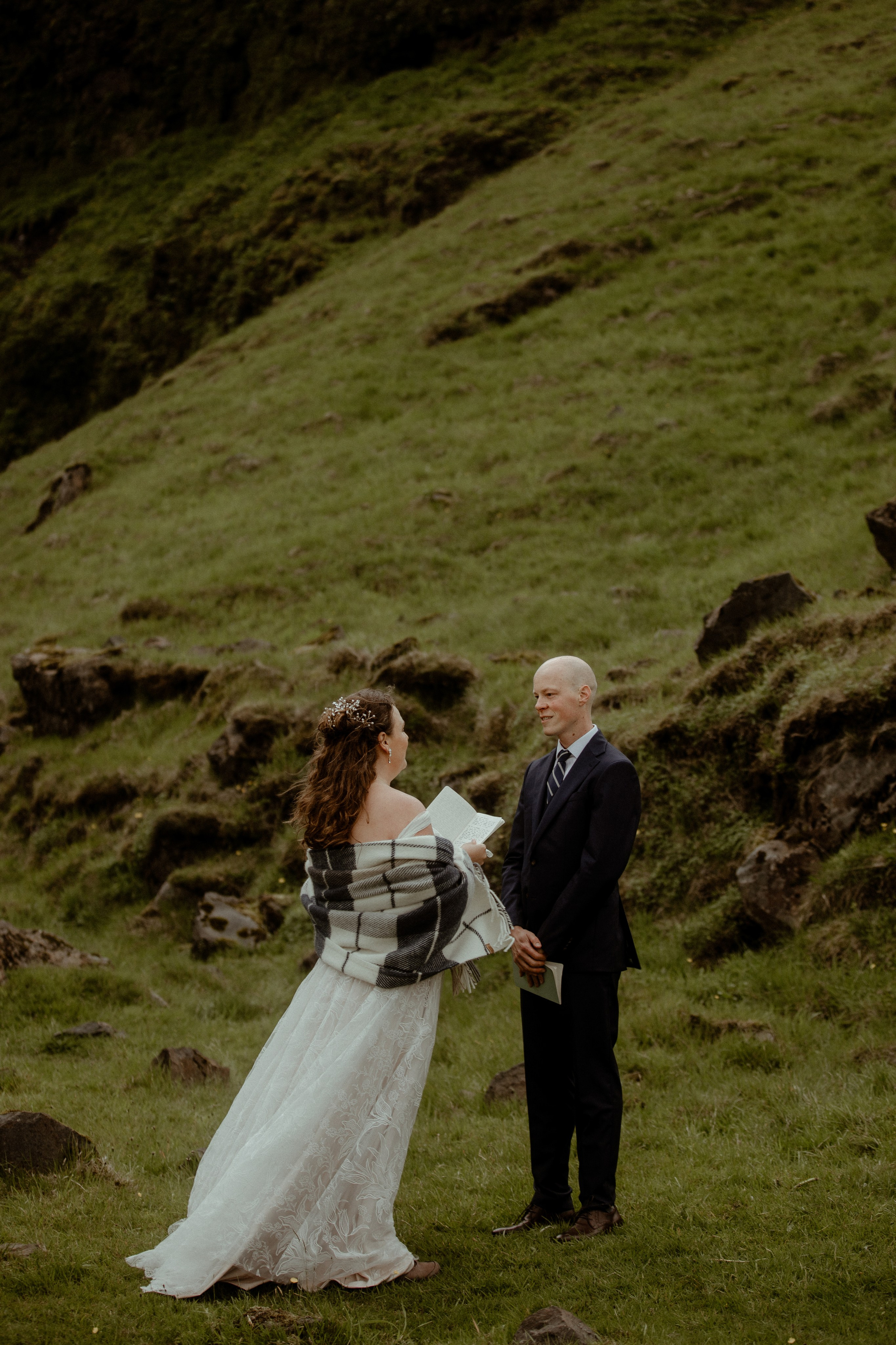 Iceland Elopement at Black Sand Beach. Iceland elopement photographer & videographer