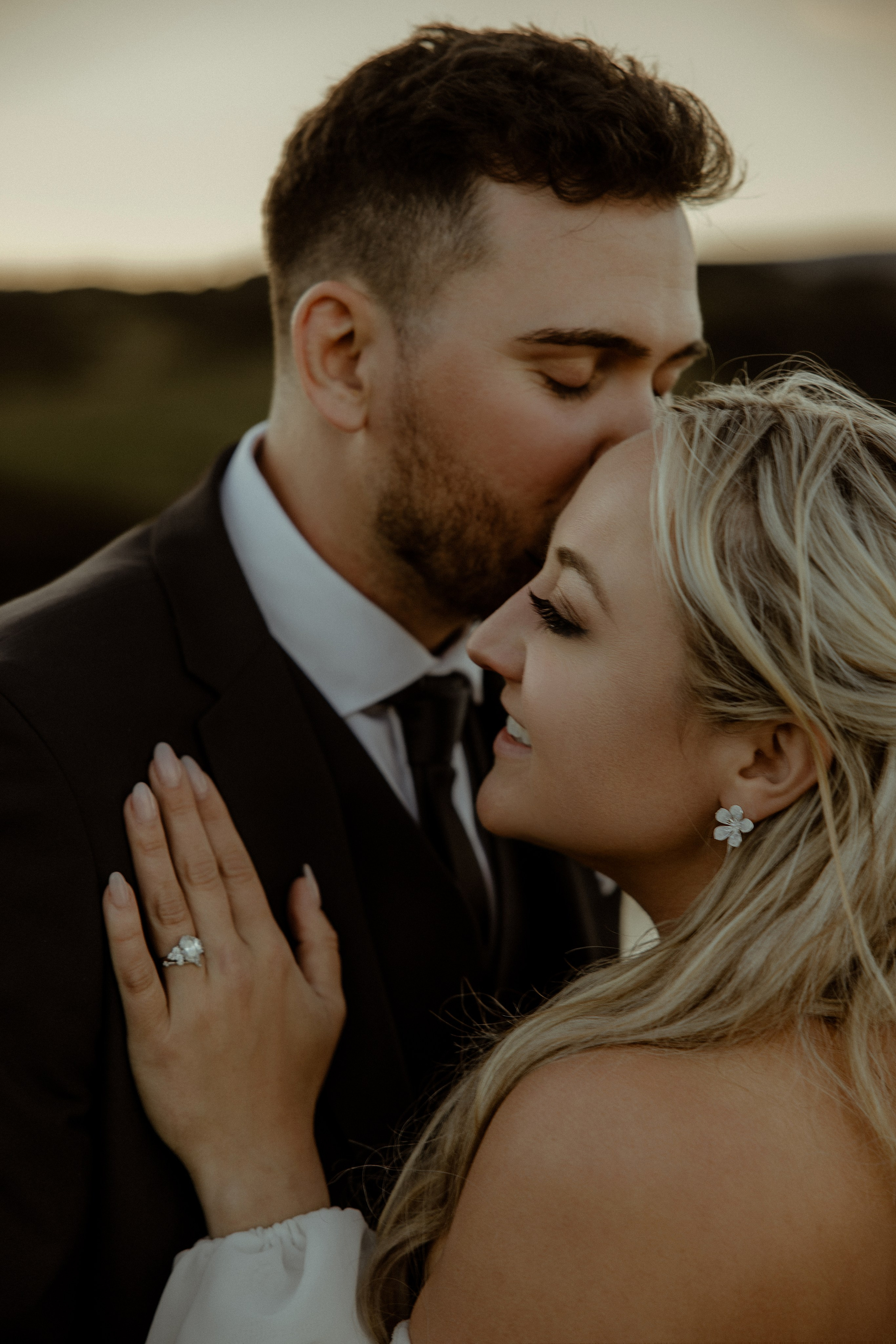 Iceland elopement at Budir with midnight sun wedding photos at black sand beach. Iceland elopement photographer & videographer