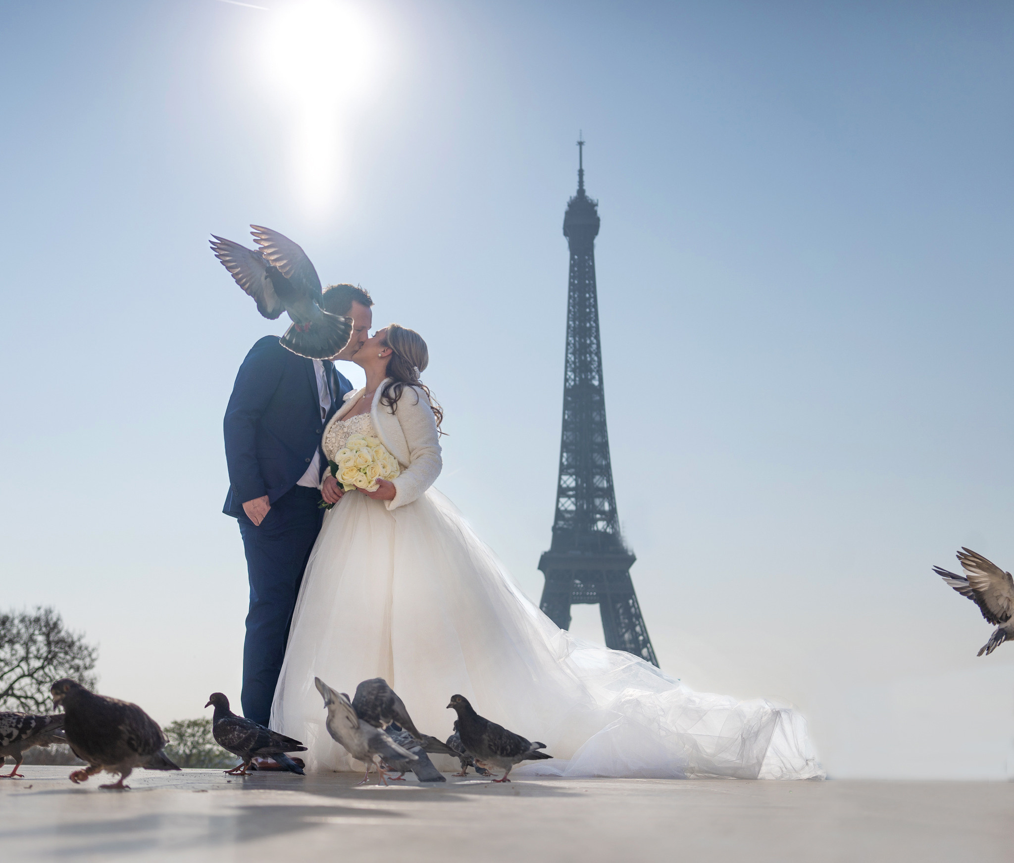 Wedding in Paris in April. Photographe à Paris