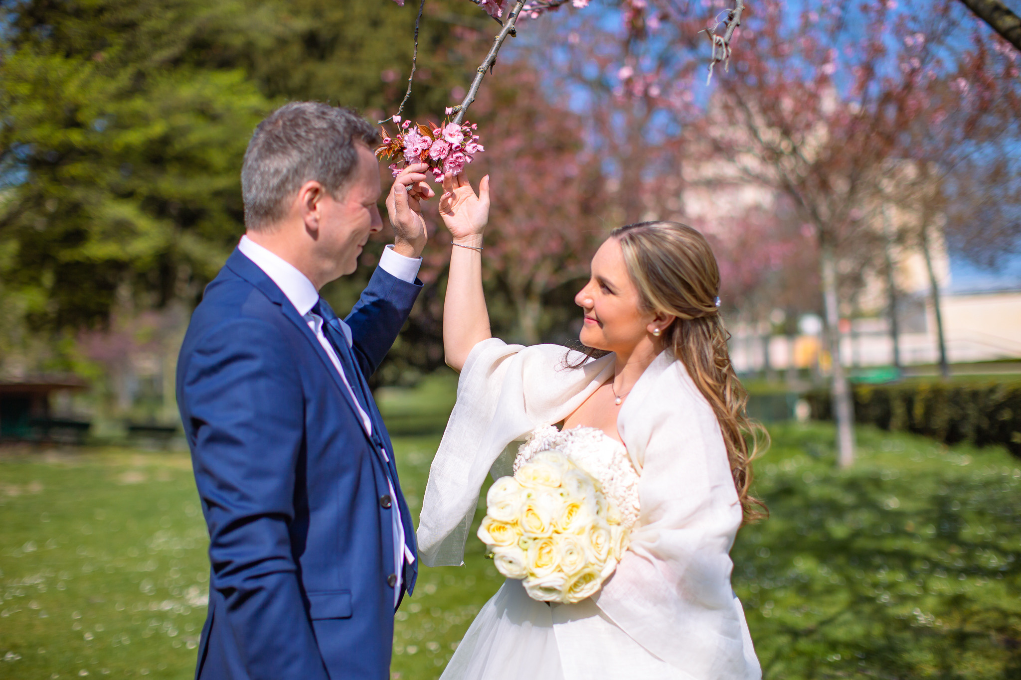 Wedding in Paris in April. Photographe à Paris