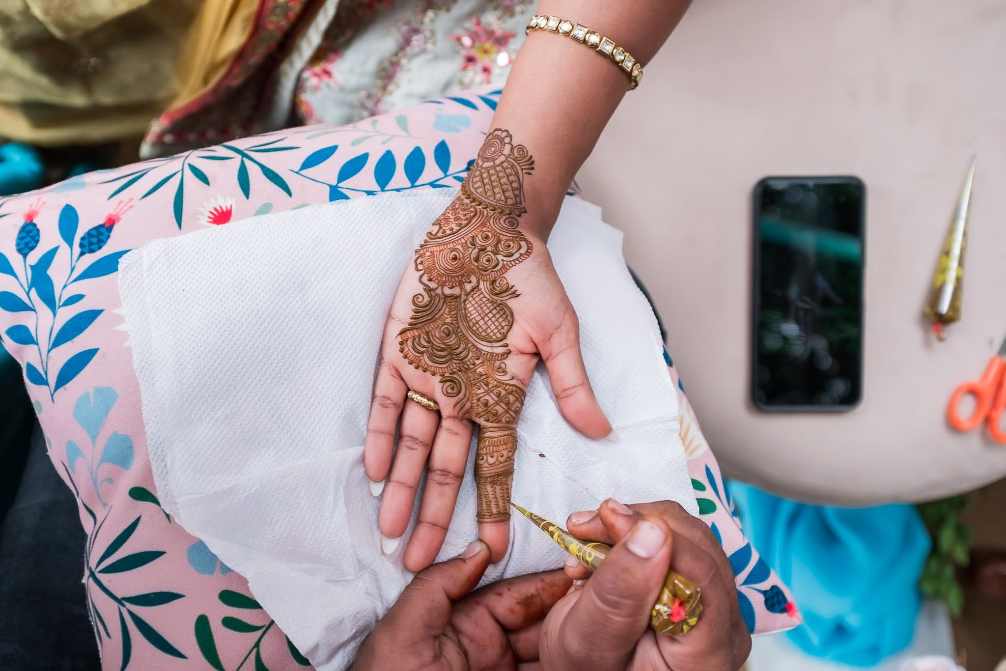 Explore the vibrant fusion of Punjabi and Chettinad cultures in this stunning destination wedding at Eagleton The Golf Resort, Bangalore. Ph