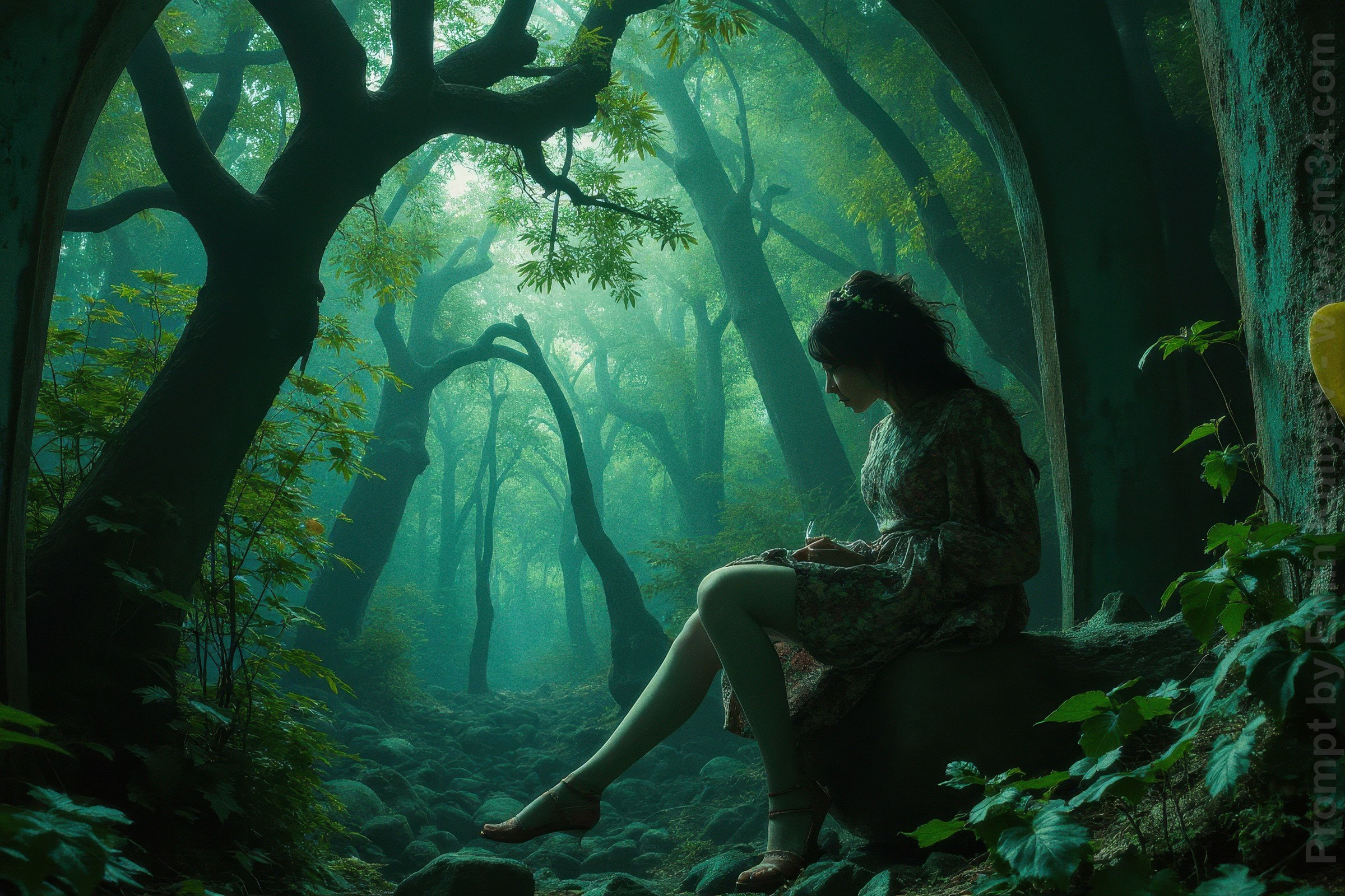 AI Meets Alice in Wonderland — Surreal Journey Through Mood, Imagination & Unseen Worlds with Artificial Intelligence Art. Emin Kuliyev — Award-Winning Wedding Photojournalist NYC & USA | Best Wedding Photographer Known for Candid, Timeless Moments