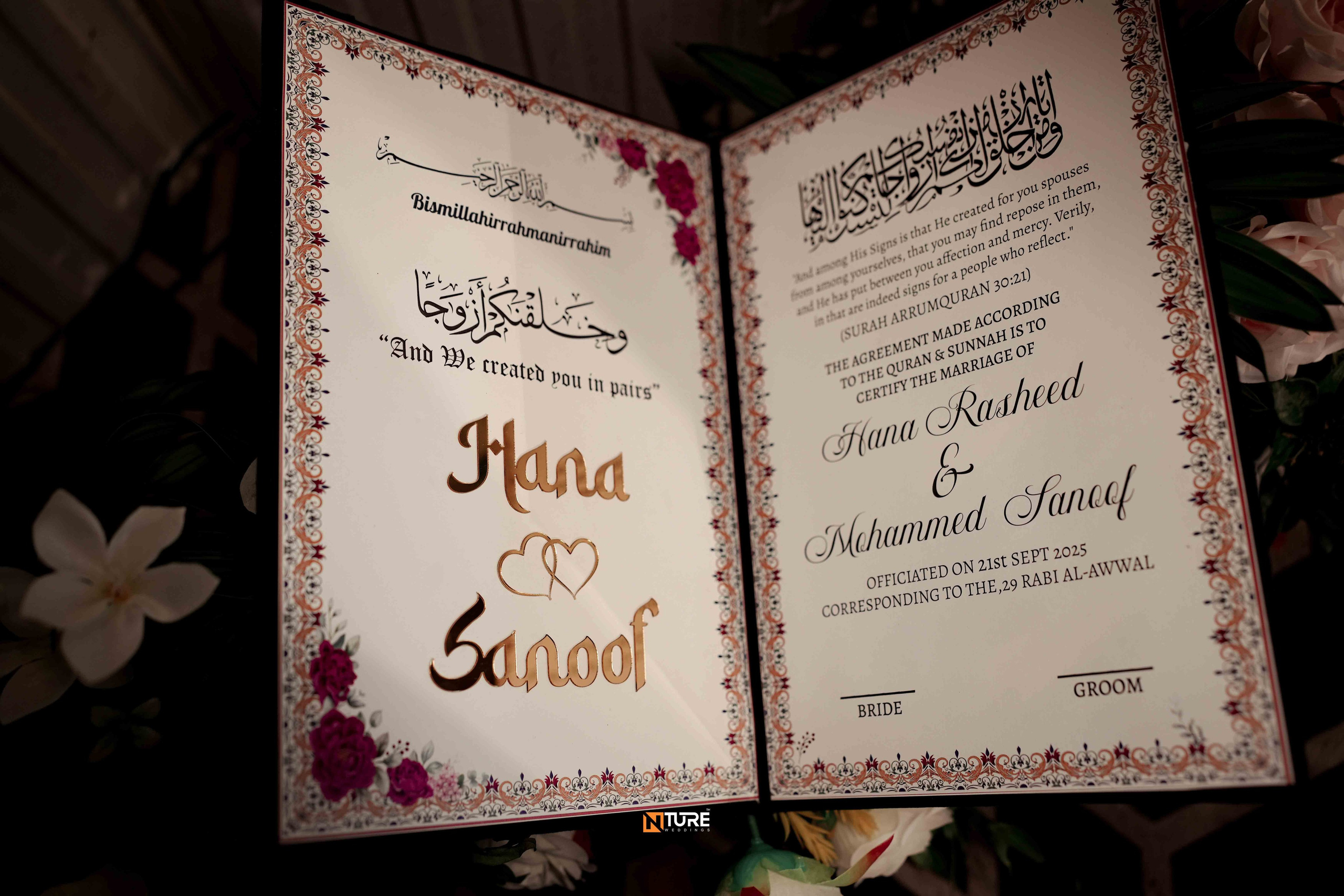 HANA & SANOOF. NTURE WEDDING