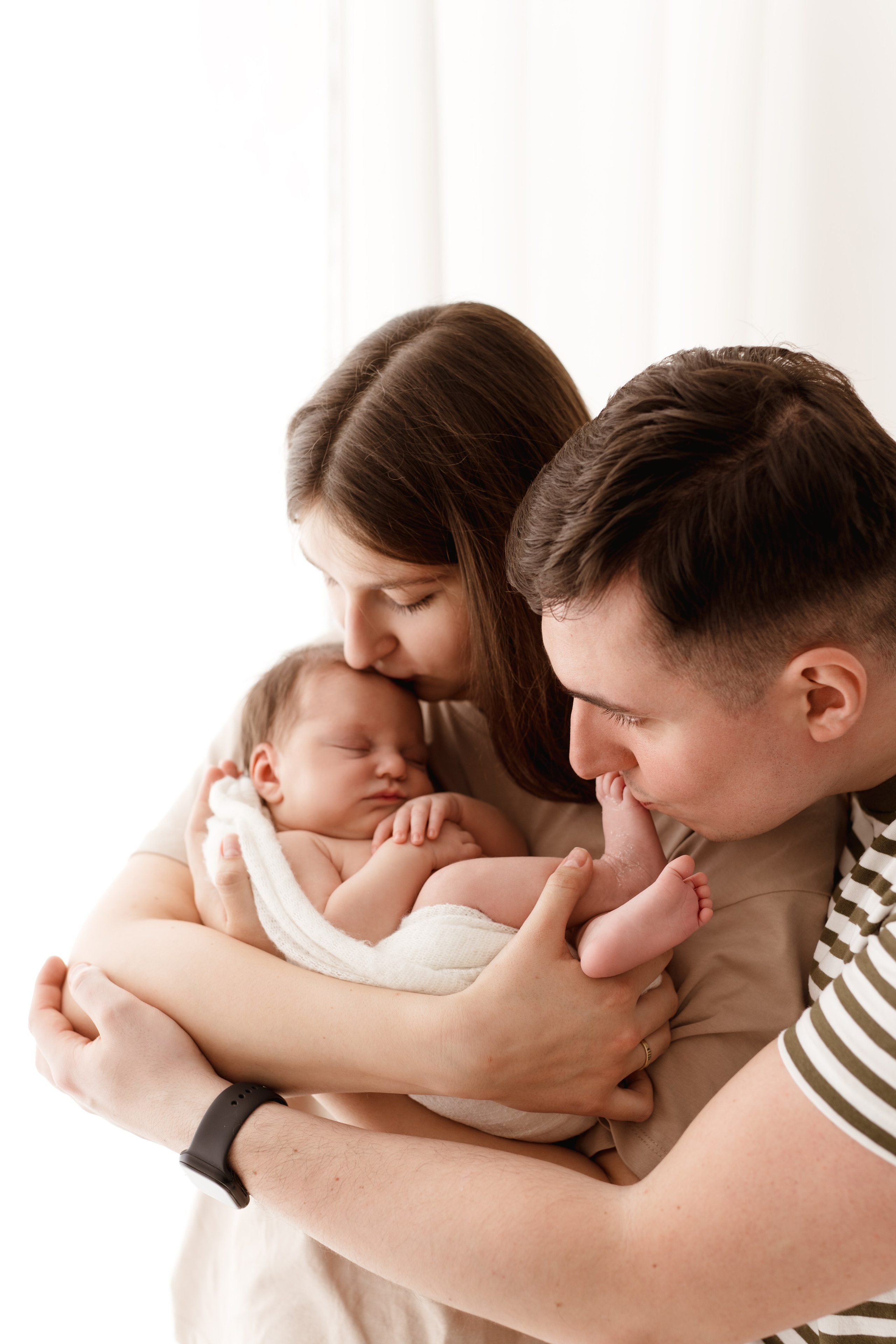 Naturalna sesja noworodkowa w Łodzi.