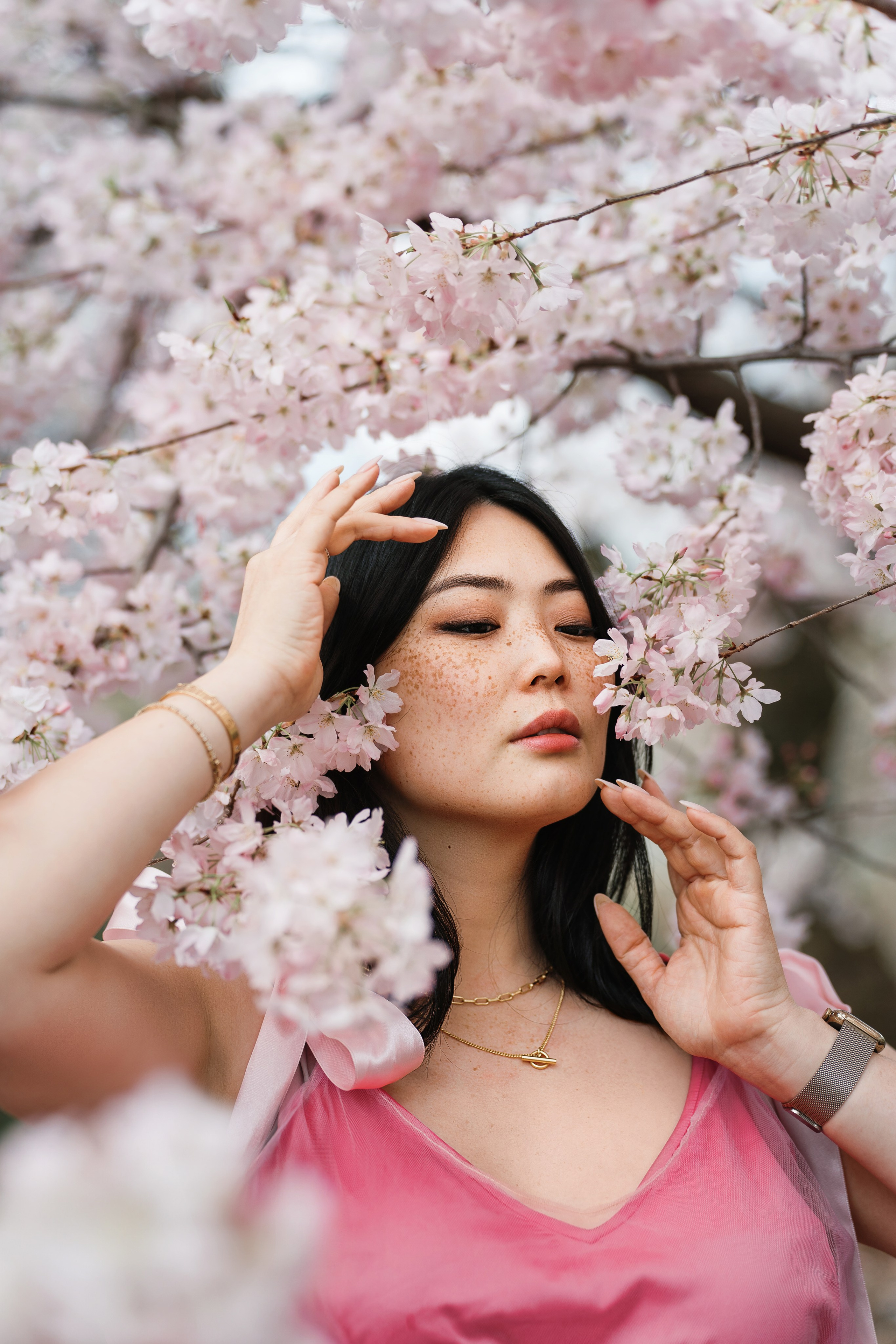 Sakura Photoshoot in New York. Photographer in New York Faery By Mary