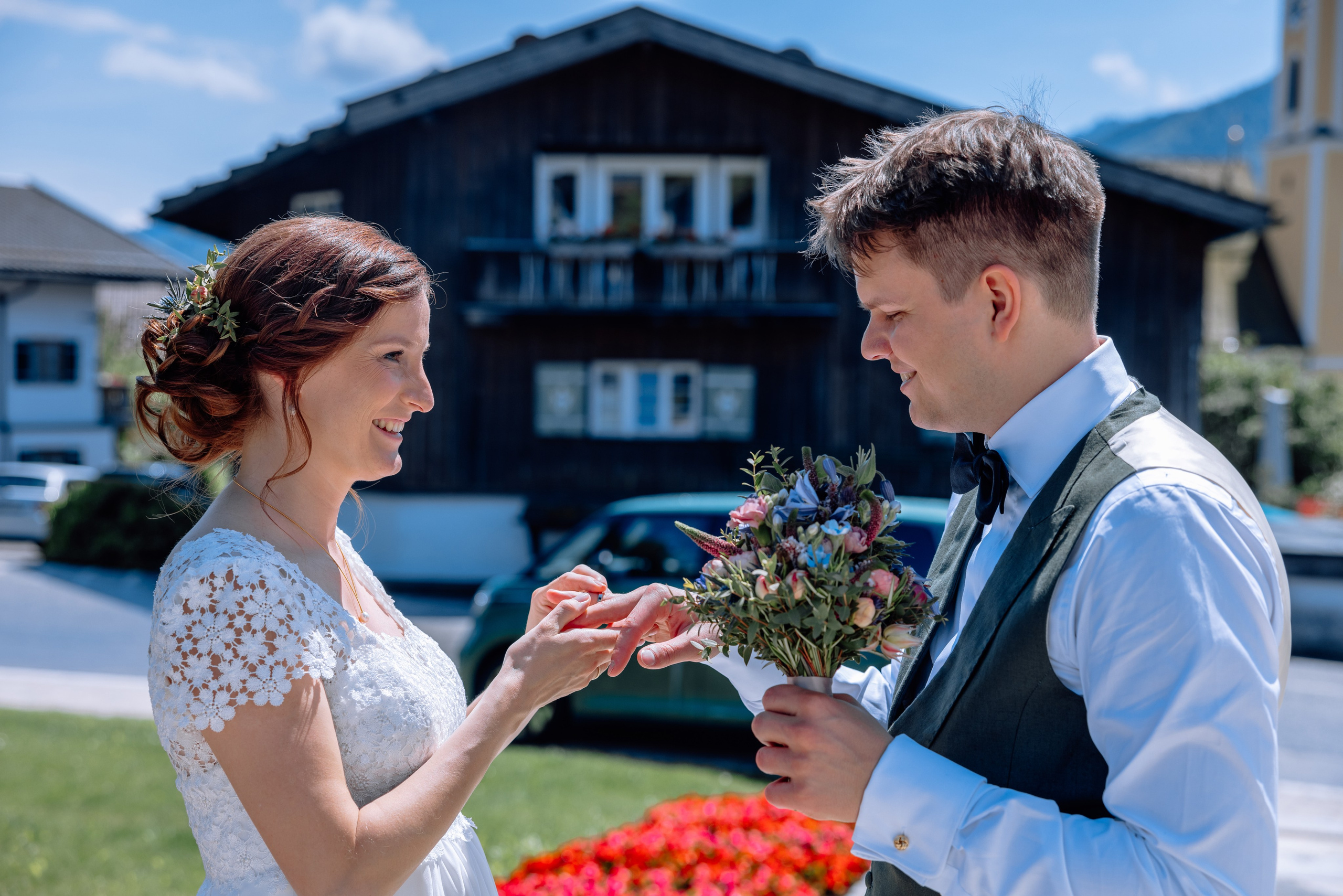 Traumhochzeit am Schliersee. Hochzeitsfotograf München Taufe Familienfotograf Tanja Mauke