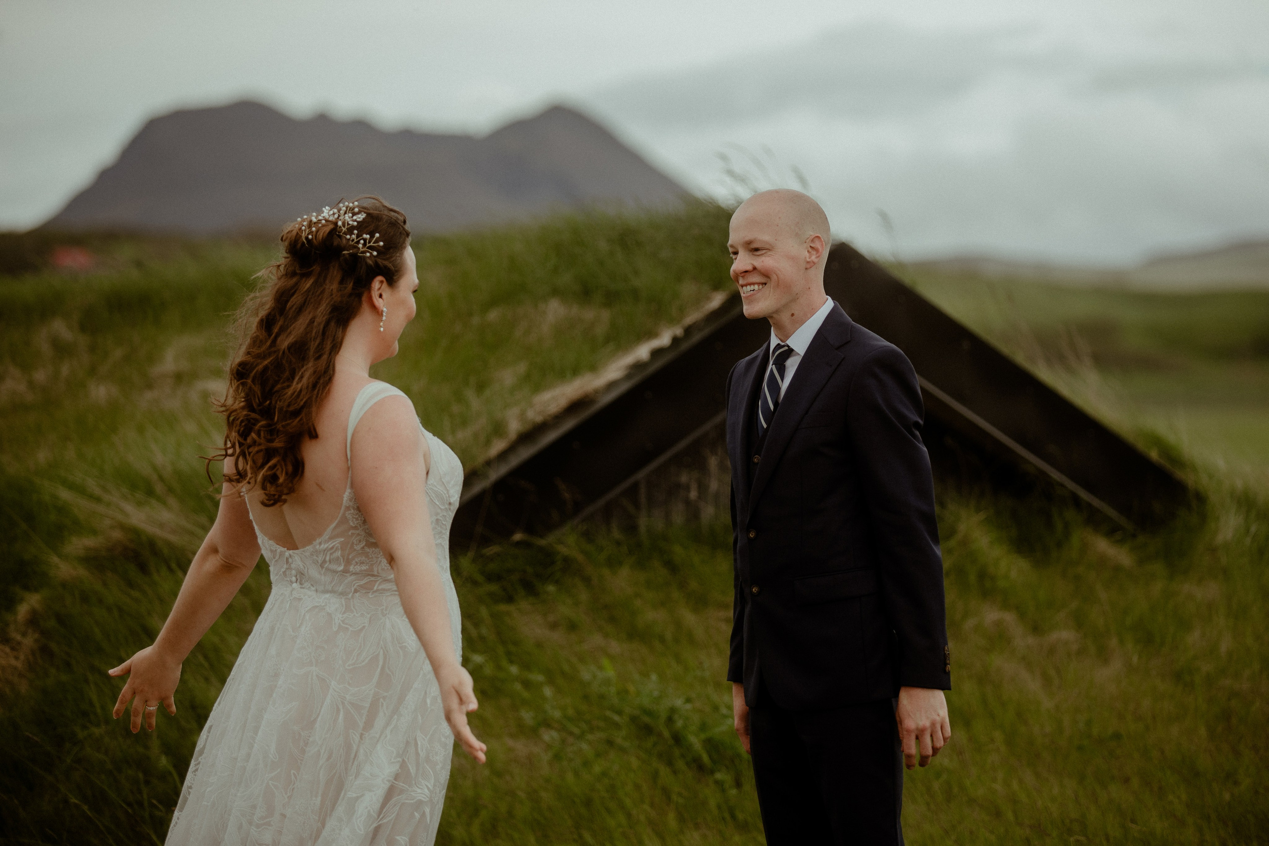 Iceland Elopement at Black Sand Beach. Iceland elopement photographer & videographer