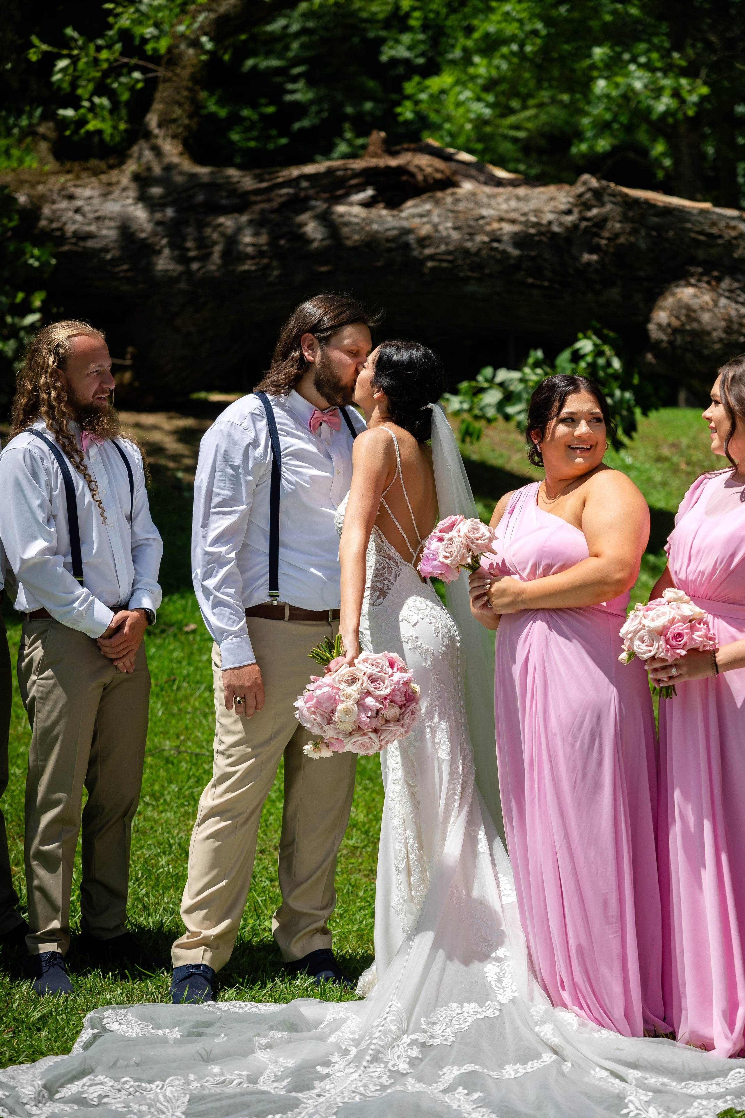 Jacob and Emma: A Wedding at Deerwoode Reserve, Brevard North Carolina. Wedding and portrait photography in Greenville SC