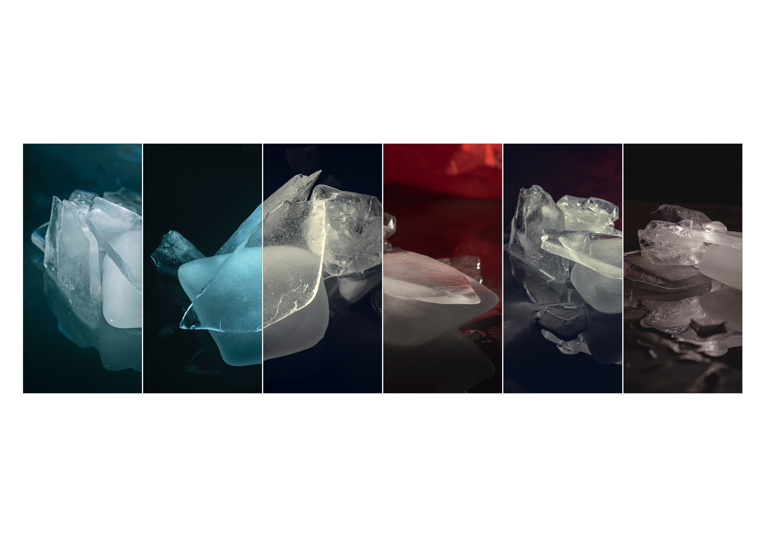 ice melting , global warming, digital collage