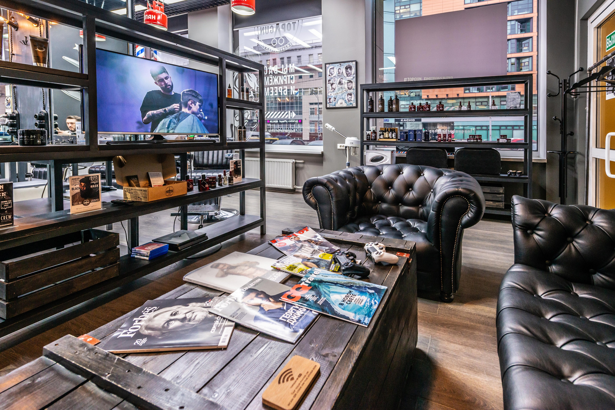 Съемка в барбершоп TopGun. PHOTOGRAPHER QUINTANA ROO