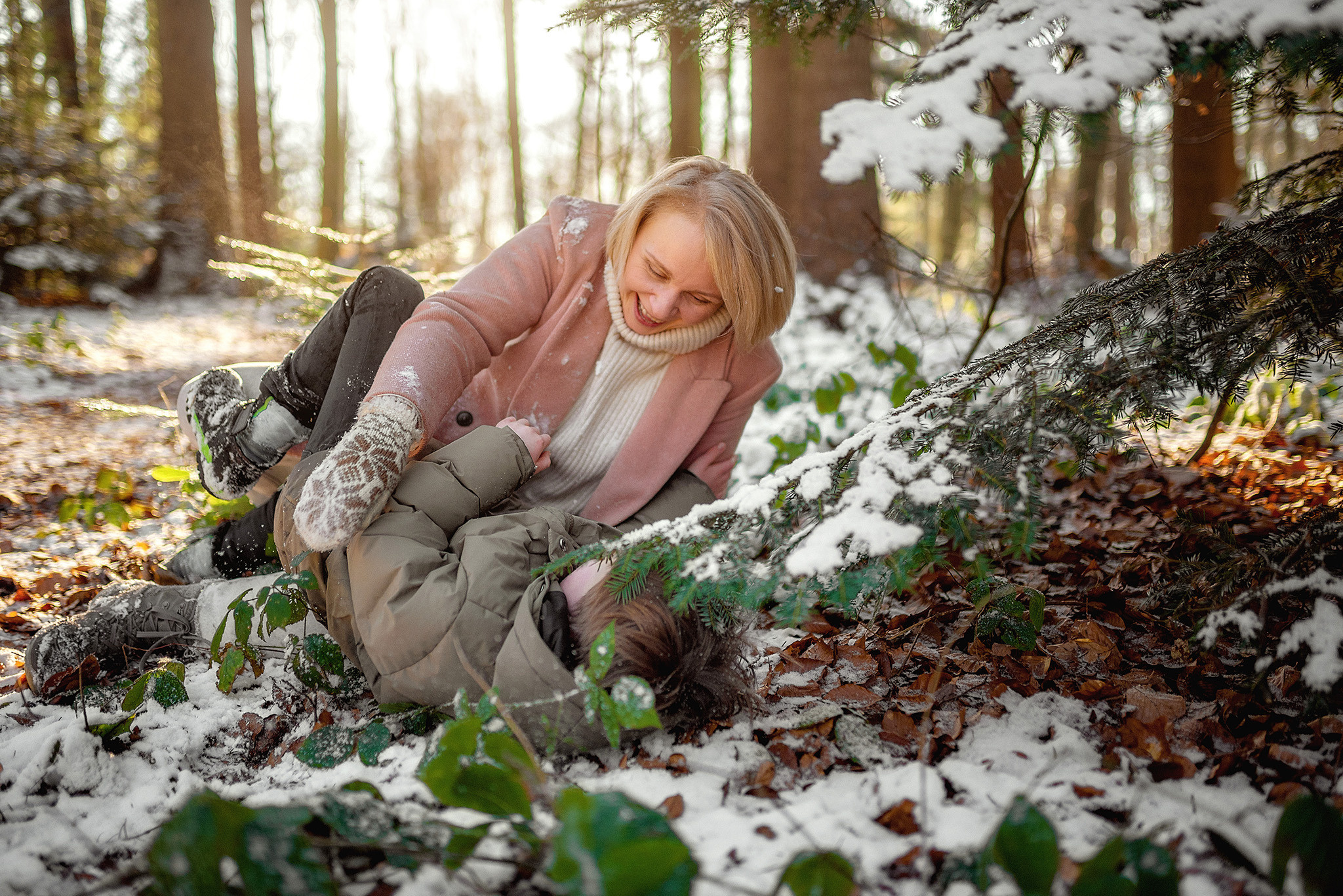 Einmal im Winter. Familienfotograf, Hochzeitsfotograf in Hamburg und Umgebung