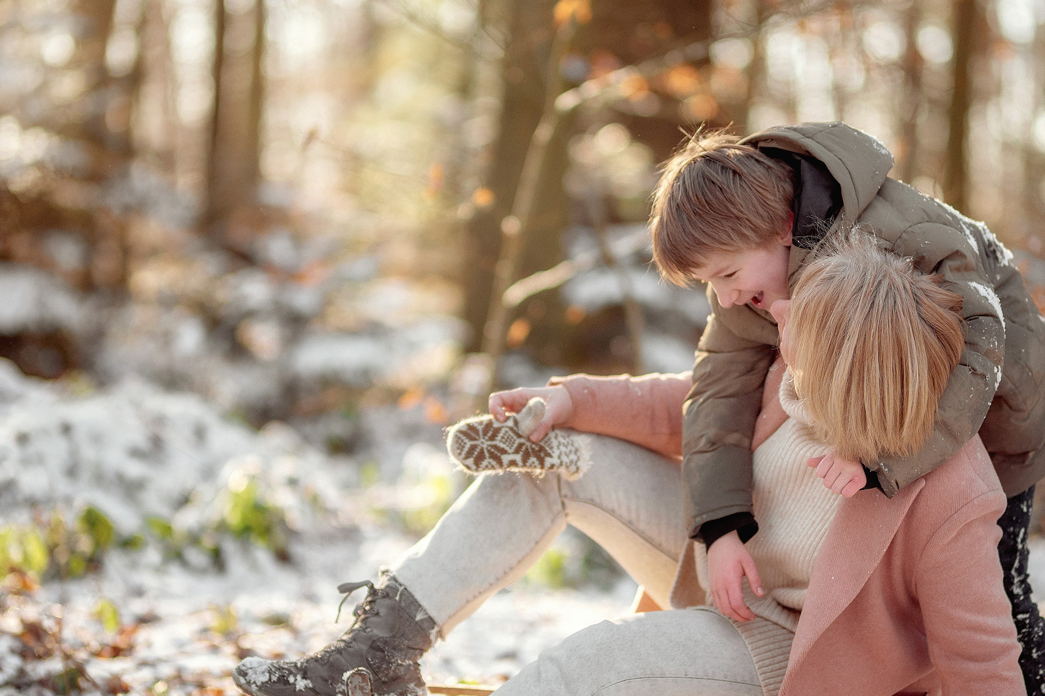 Einmal im Winter. Familienfotograf, Hochzeitsfotograf in Hamburg und Umgebung