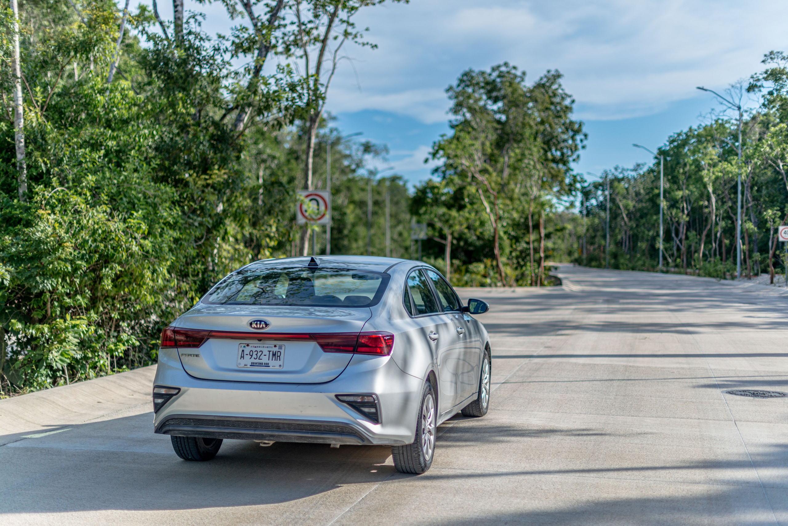 Съемка автомобиля Kia Forte 2019. FOTÓGRAFO MÉXICO QUINTANA ROO