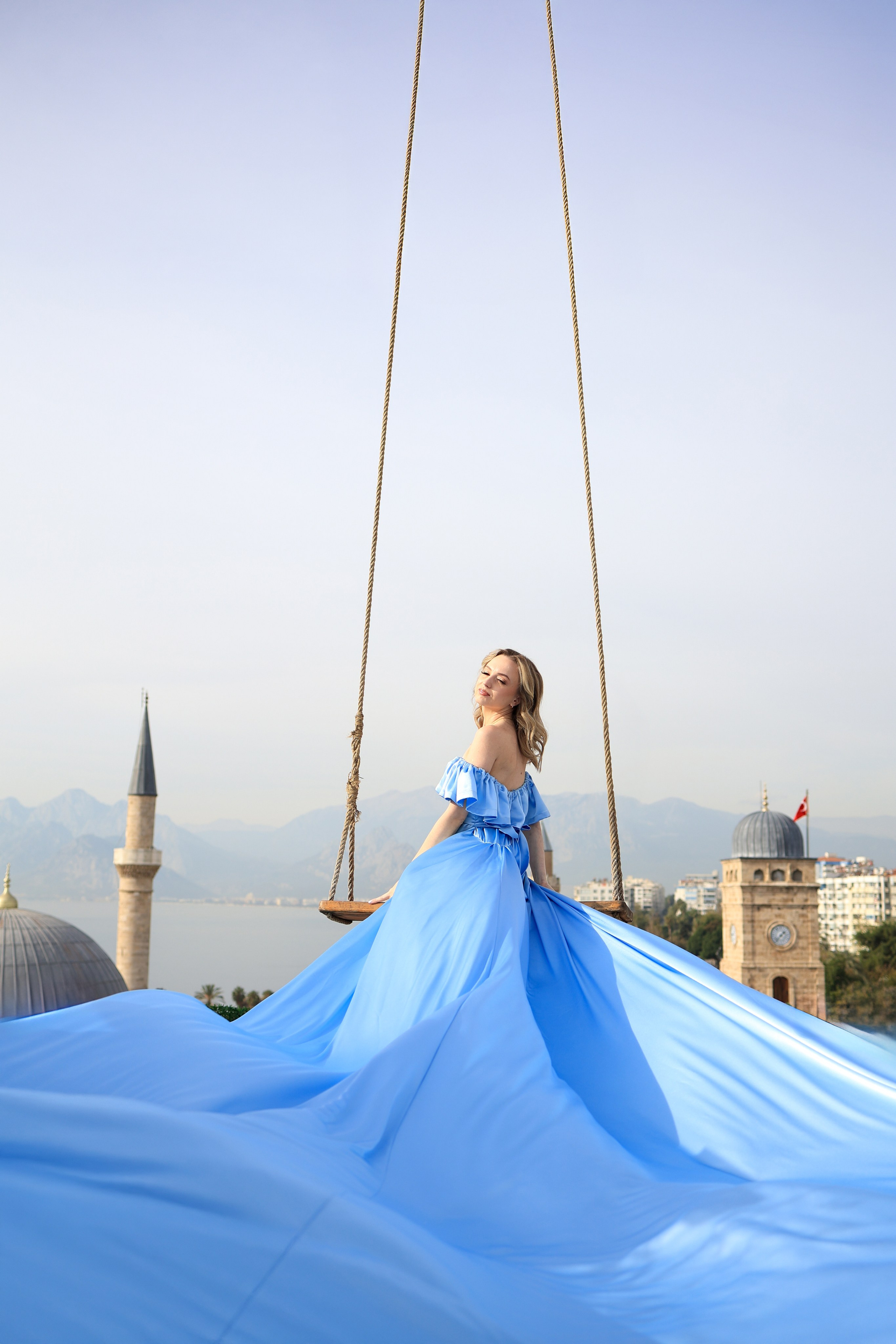 Фотосессия на крыше в Анталии