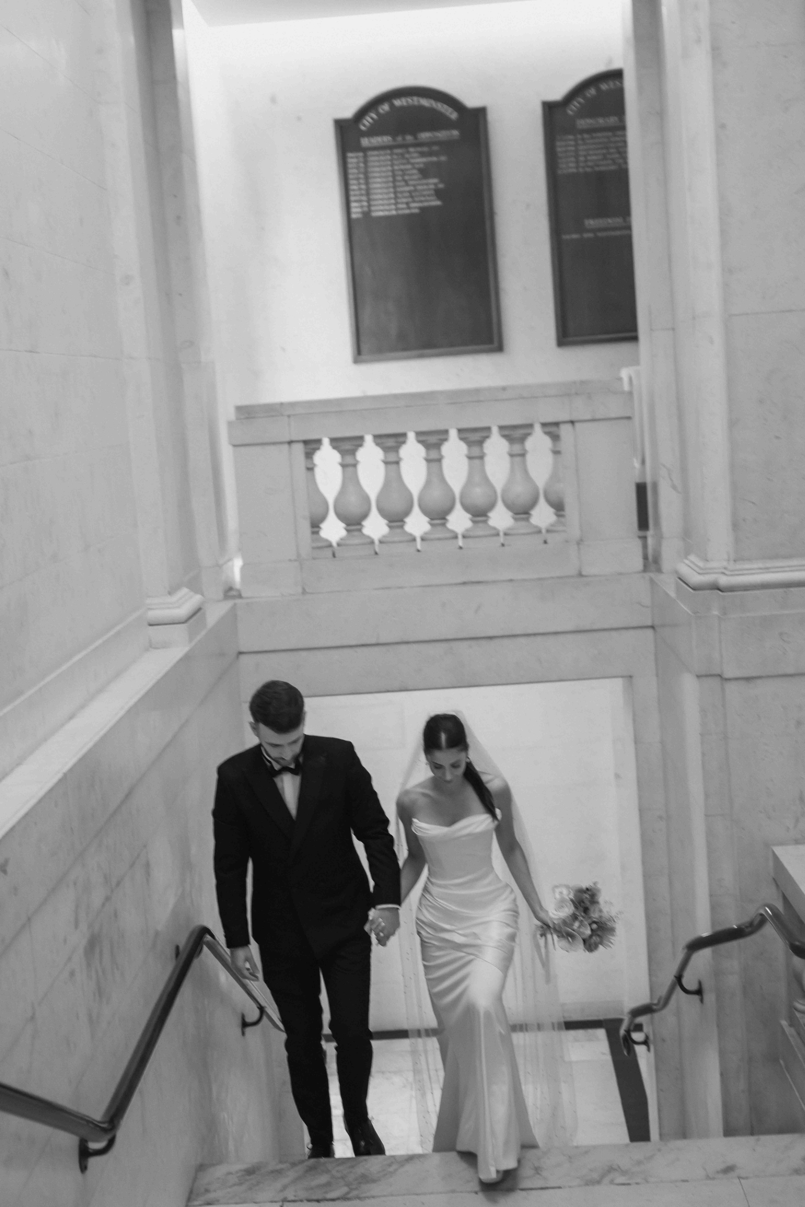 cinematic intimate wedding London Marylebone Town Hall emotional storytelling wedding photography UK