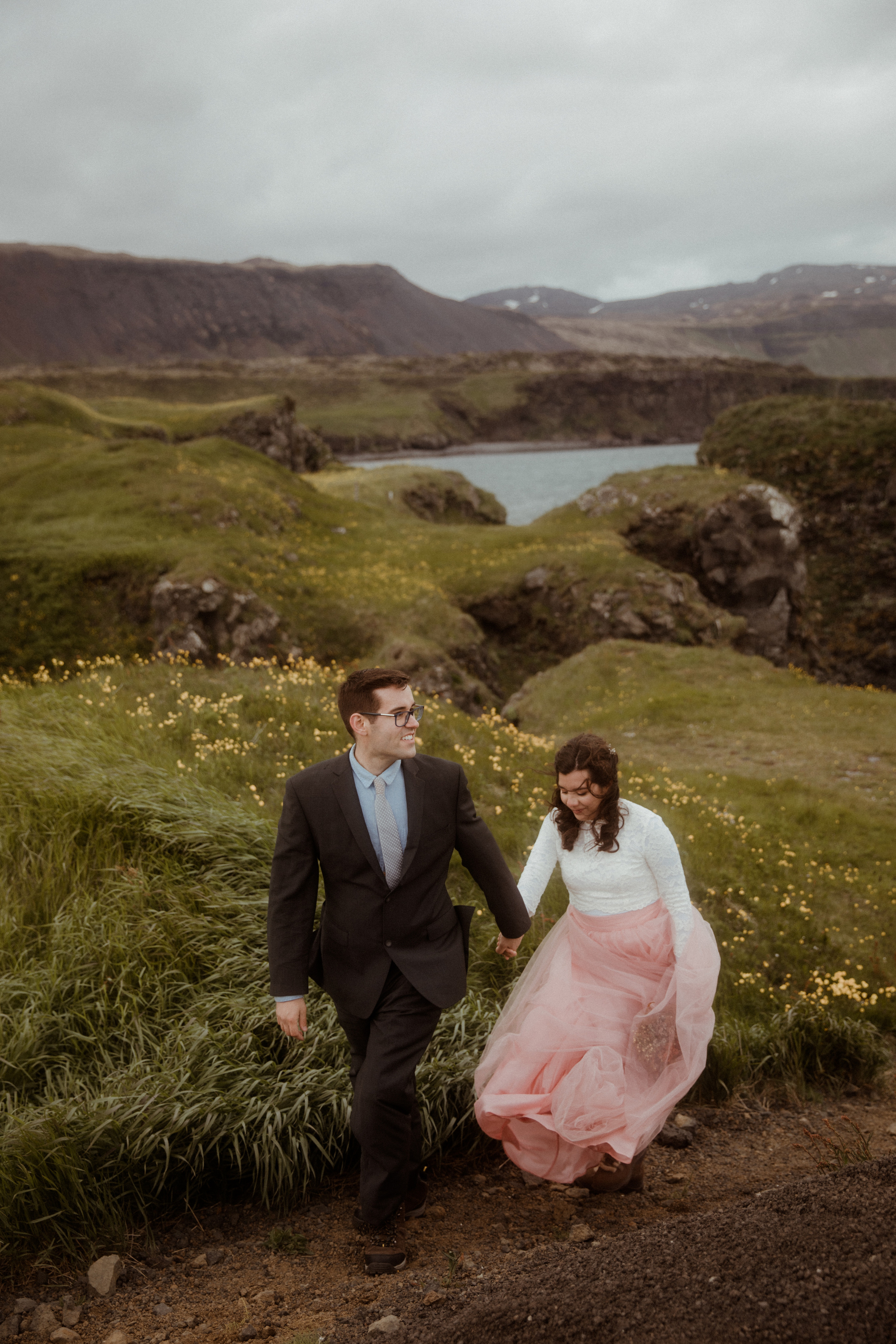 Pre-wedding session in Iceland. Iceland elopement photographer & videographer