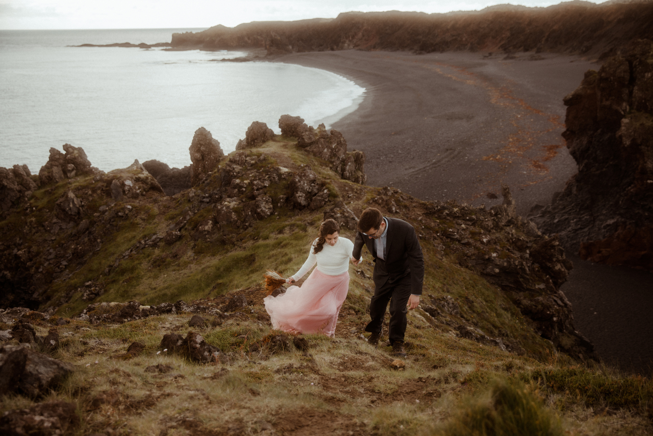 Pre-wedding session in Iceland. Iceland elopement photographer & videographer