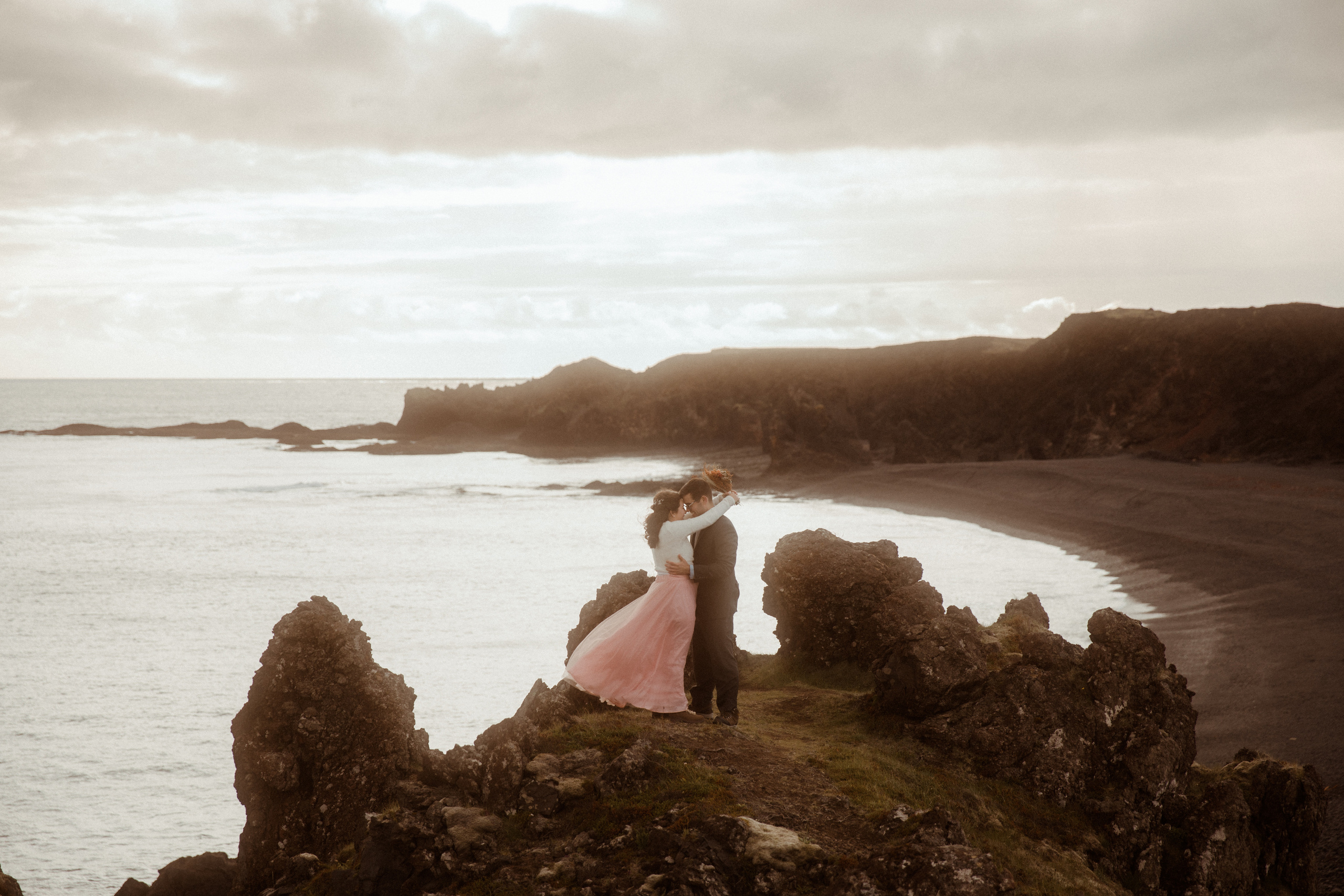 Pre-wedding session in Iceland. Iceland elopement photographer & videographer