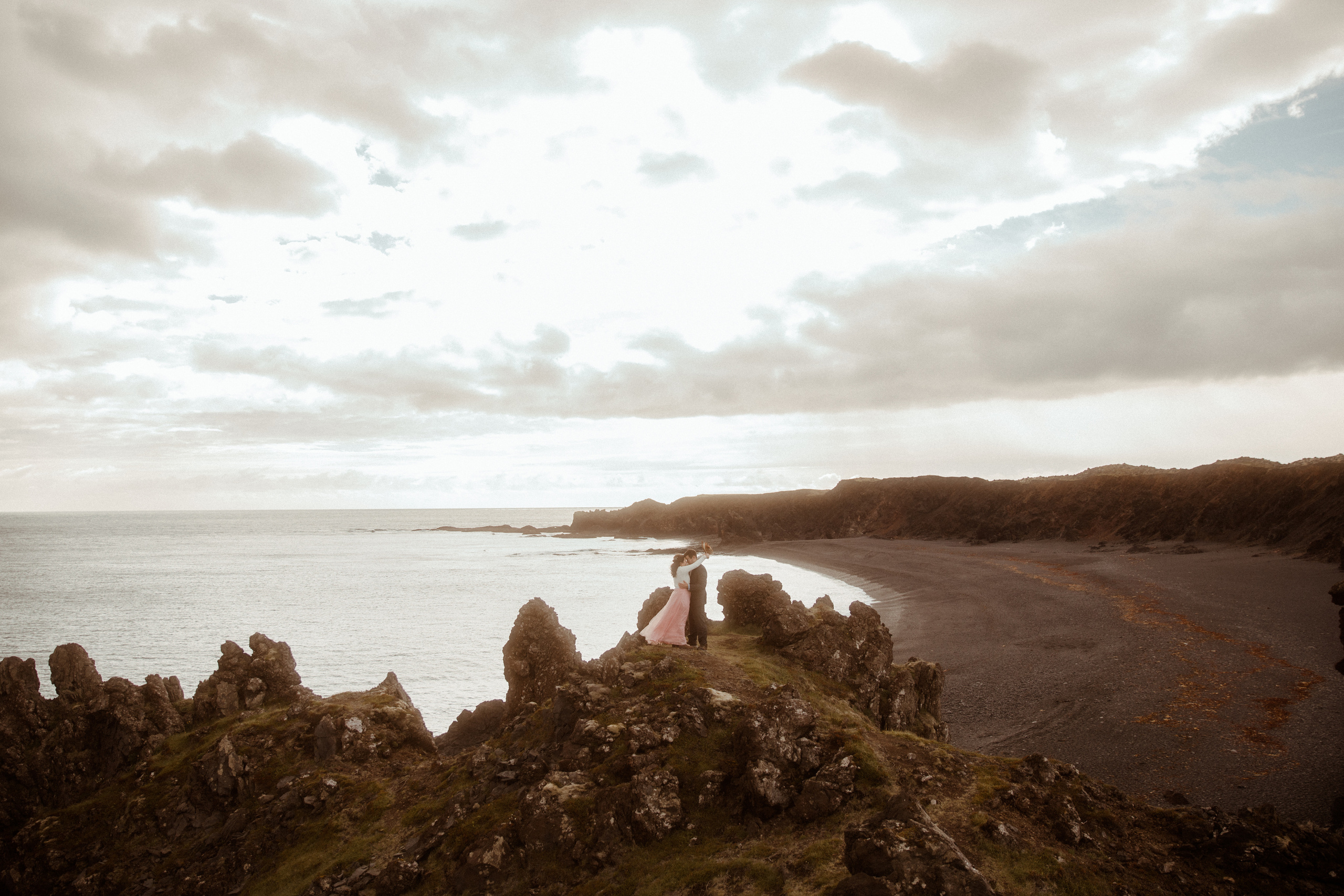 Pre-wedding session in Iceland. Iceland elopement photographer & videographer