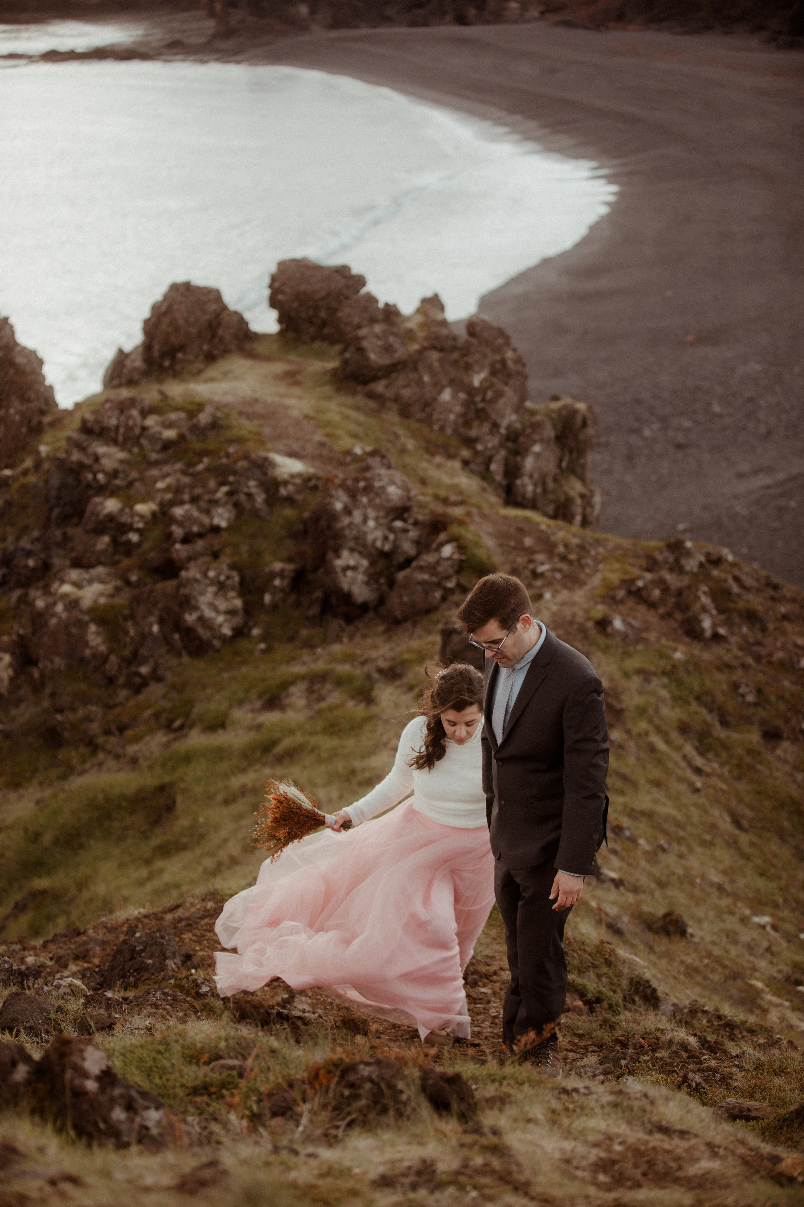 Pre-wedding session in Iceland. Iceland elopement photographer & videographer