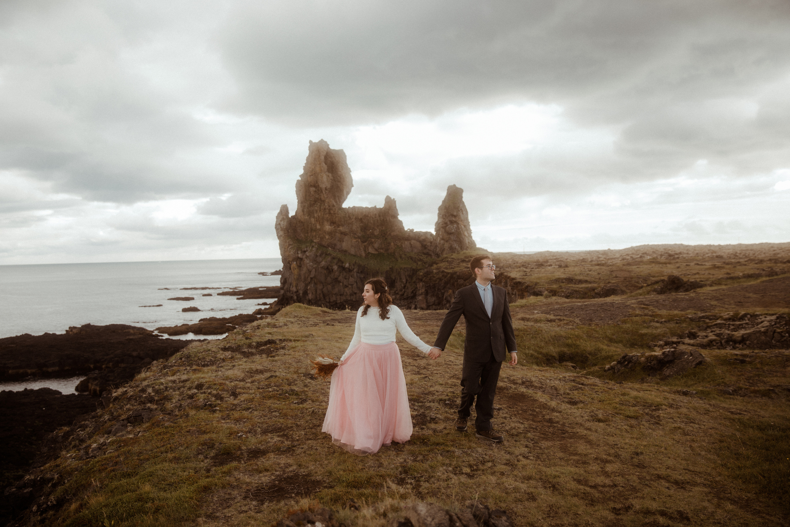 Pre-wedding session in Iceland. Iceland elopement photographer & videographer