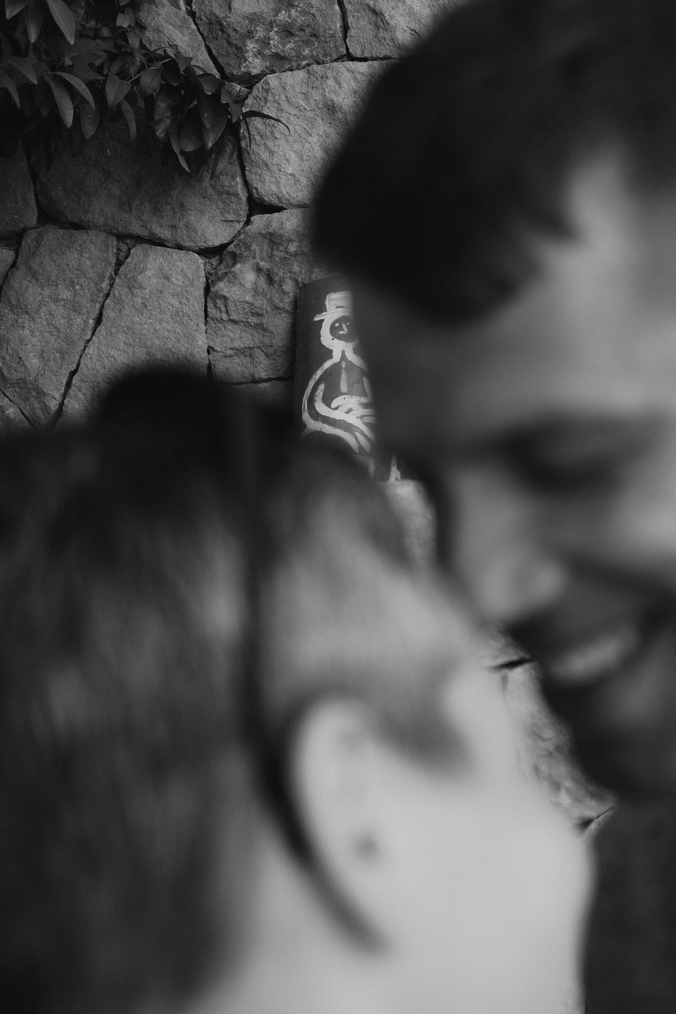 Romantic photo session for lovers in the old town of Altea