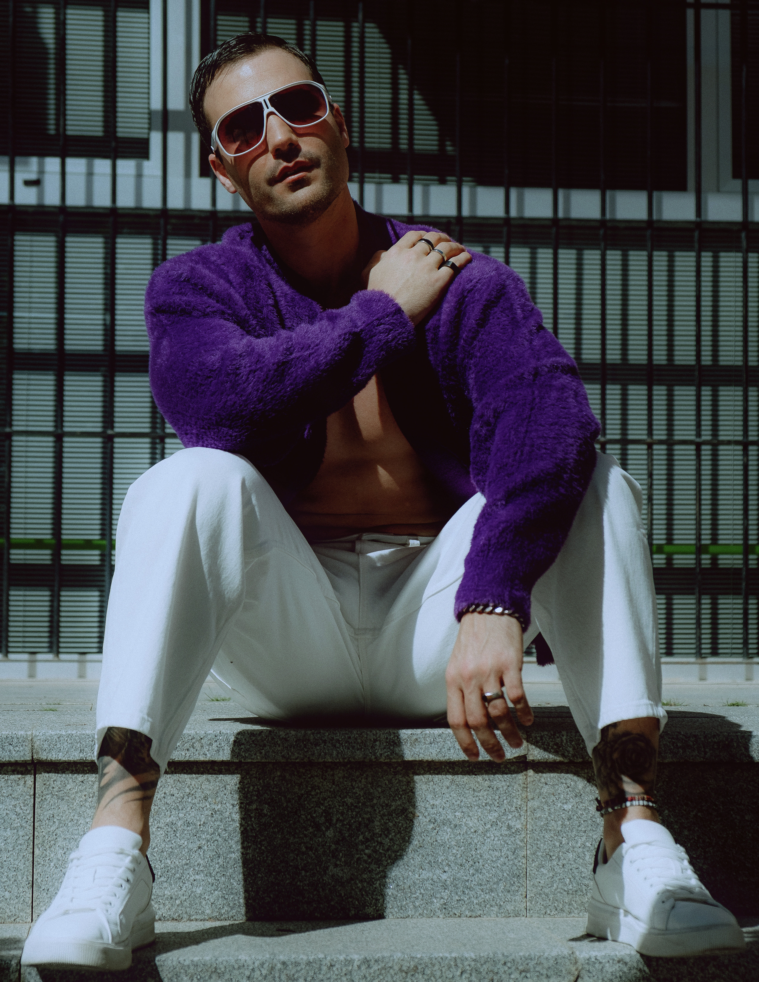 Эффектная фэшн-фотосессия для актера в старом городе Ориуэла — Портретный фотограф в Испании