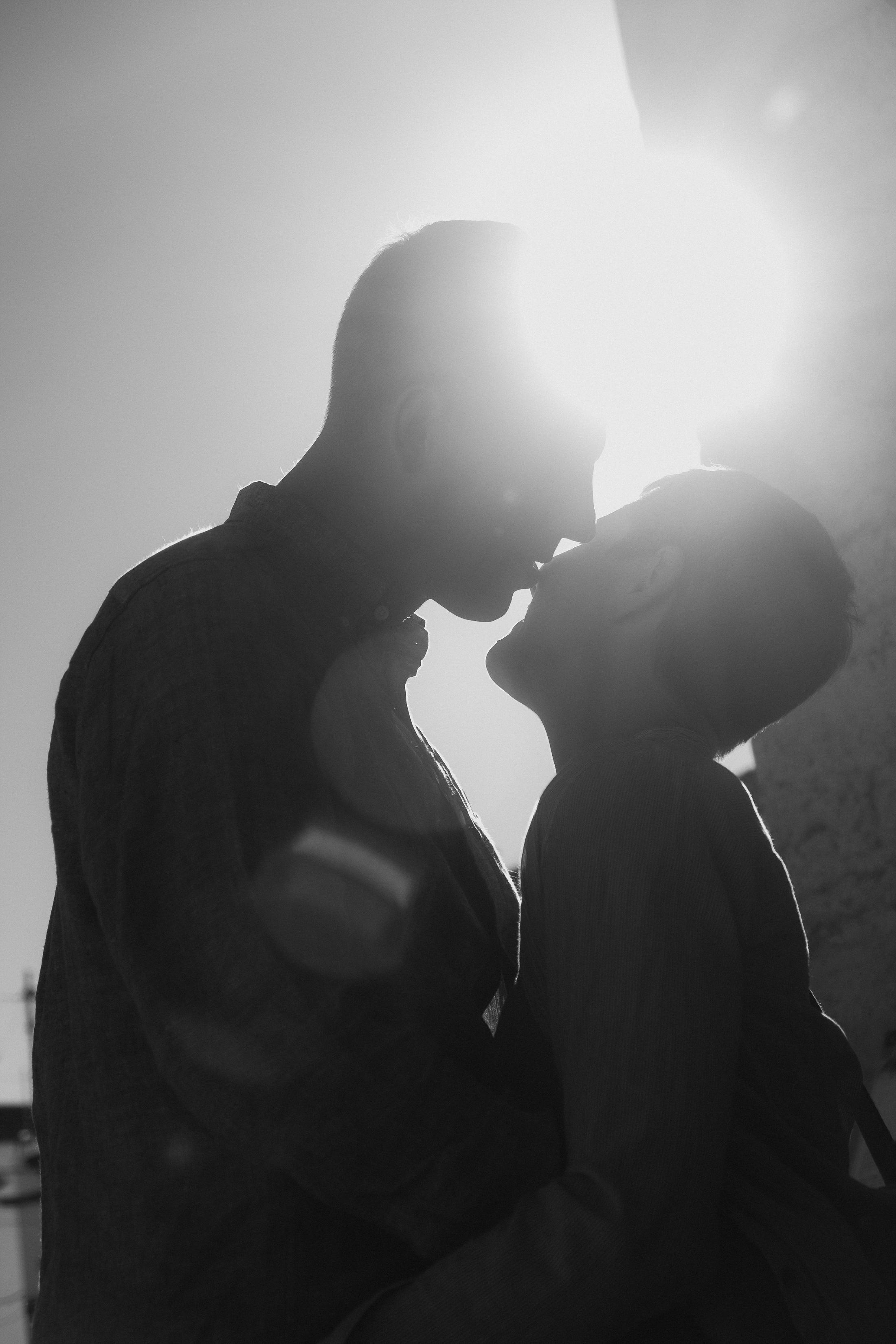 Romantic photo session for lovers in the old town of Altea