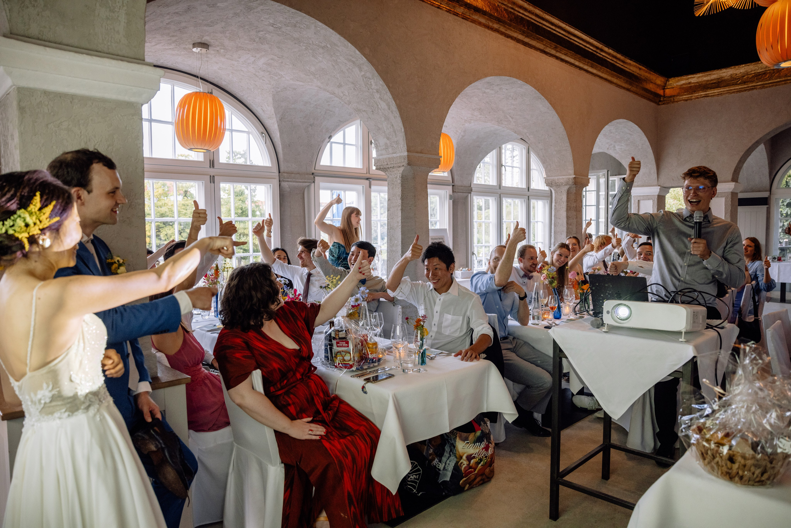 Café im Botanischen Garten. Deutsche - Japanische Hochzeit. Hochzeitsfotograf München Taufe Familienfotograf Tanja Mauke