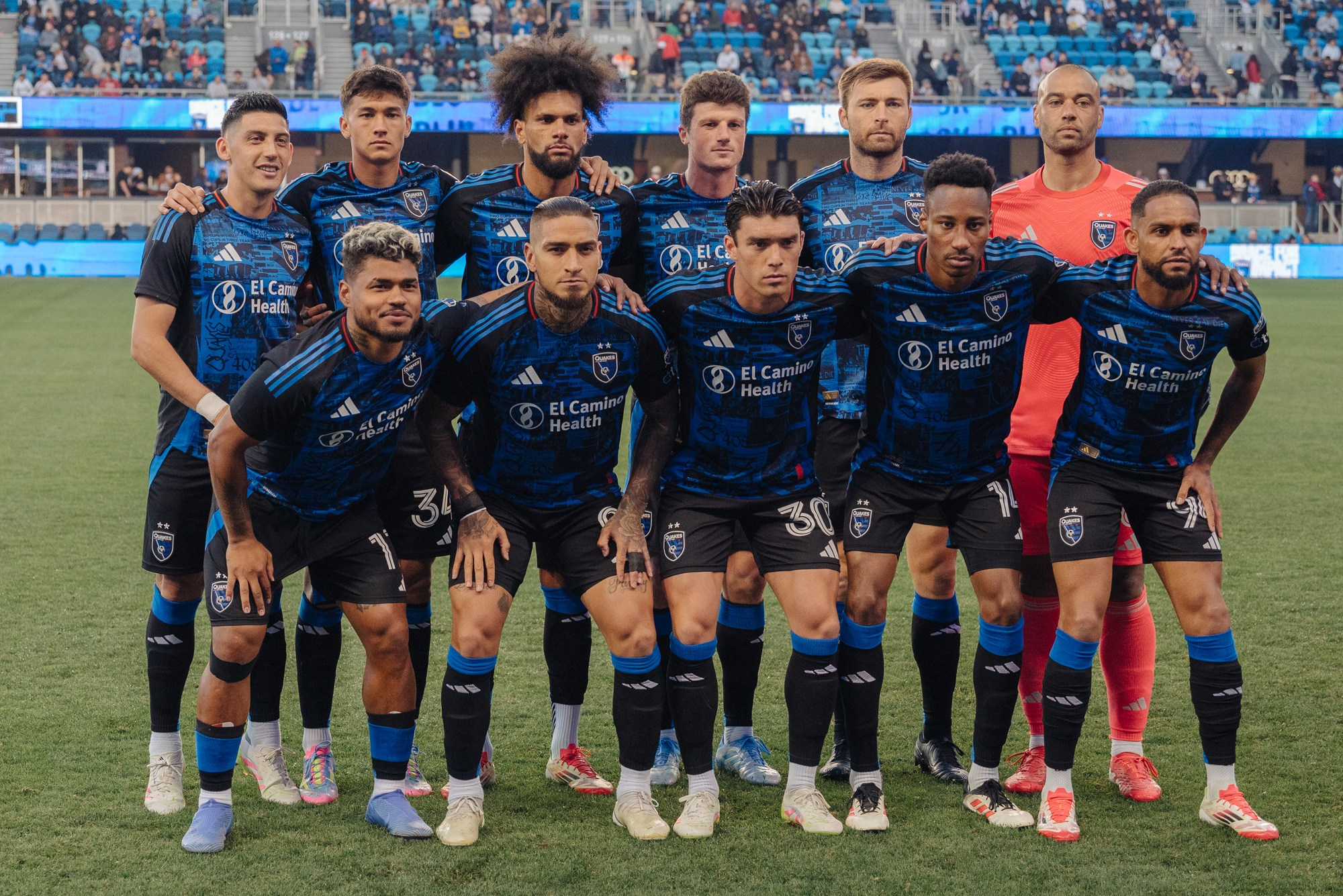 Soccer Team MLS, sport photography, Quakes, San Jose Earthquakes, Starting Lineup