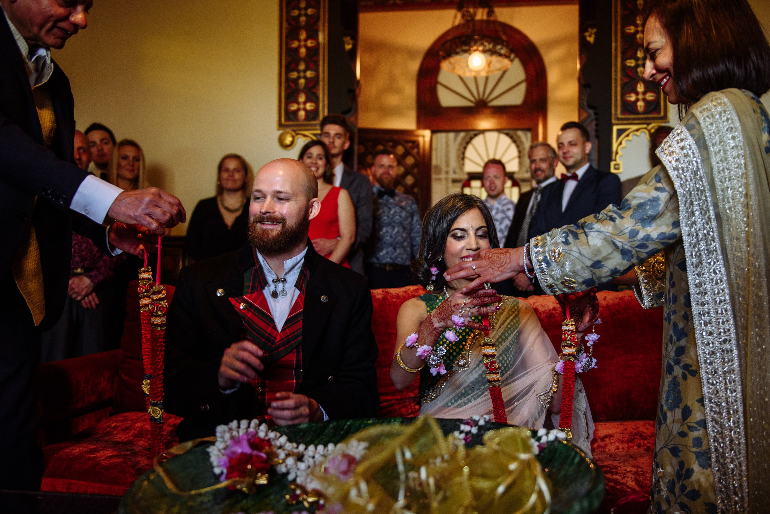 Elegancia Oriental. La Magia de una Boda India en La Gran Villa Rosa. Фотограф Екатерина Гасанова — фотосессии в Барселоне